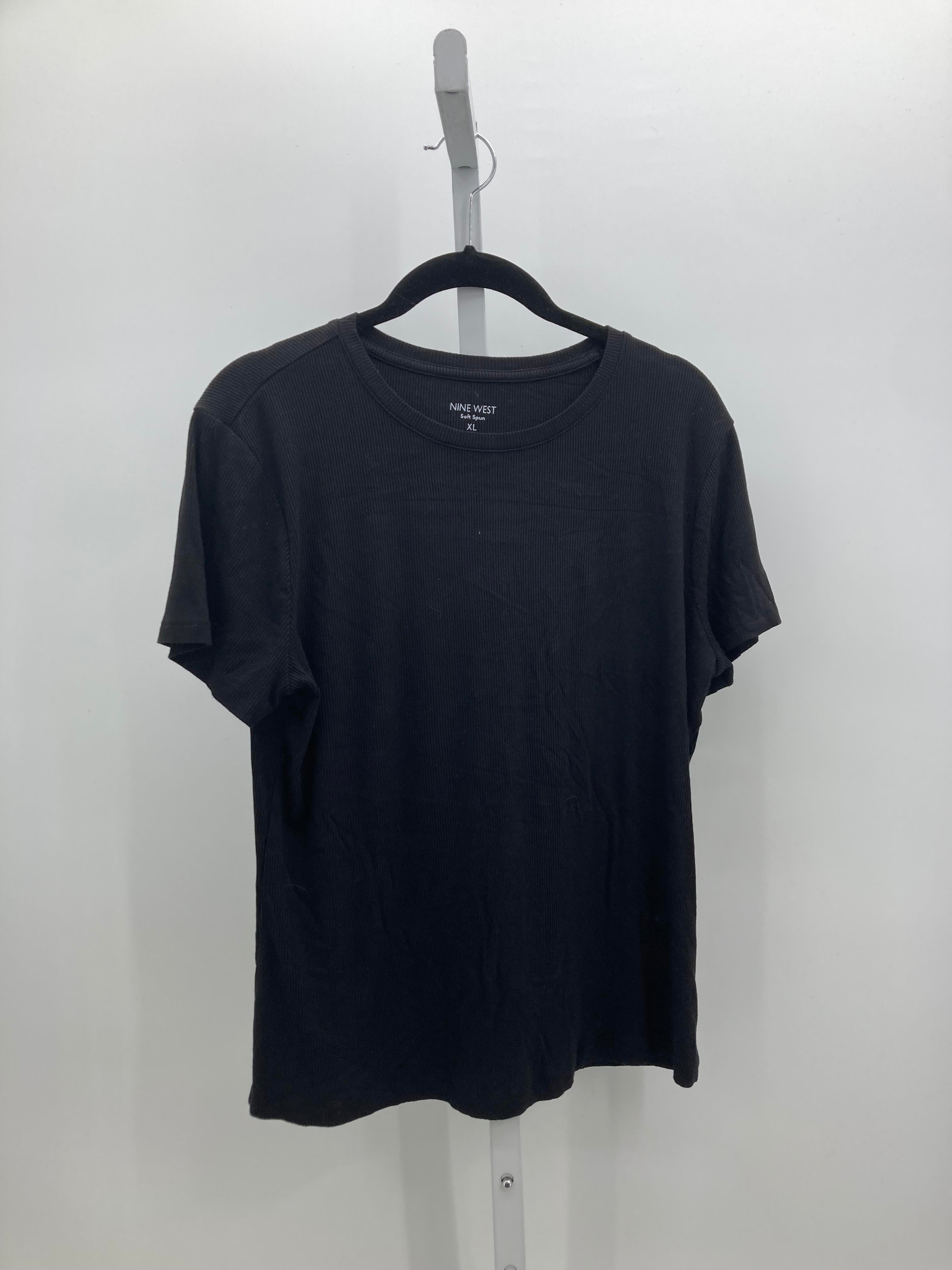 Nine West Size Extra Large Misses Short Sleeve Shirt