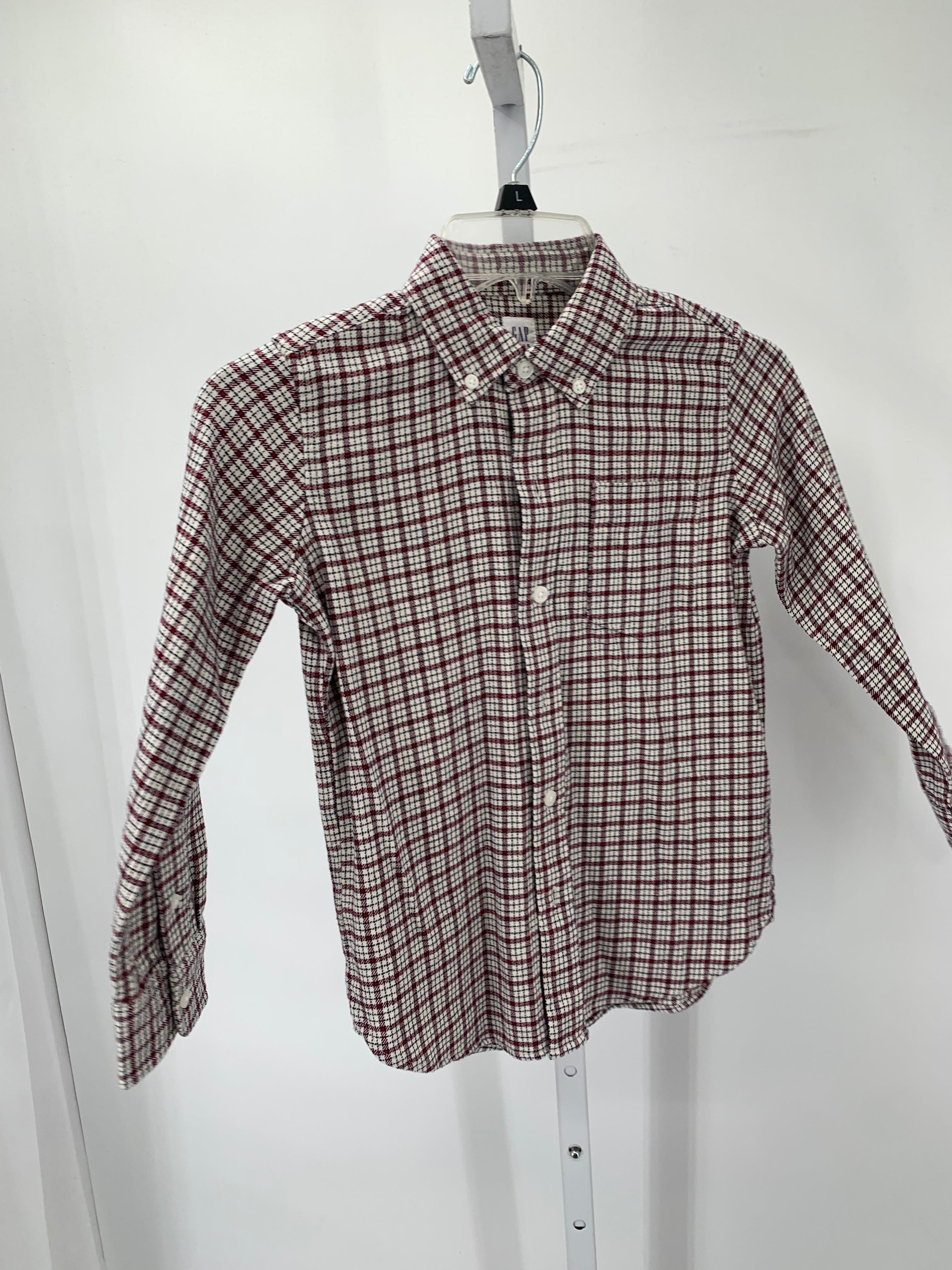 RED PLAID BTN DOWN