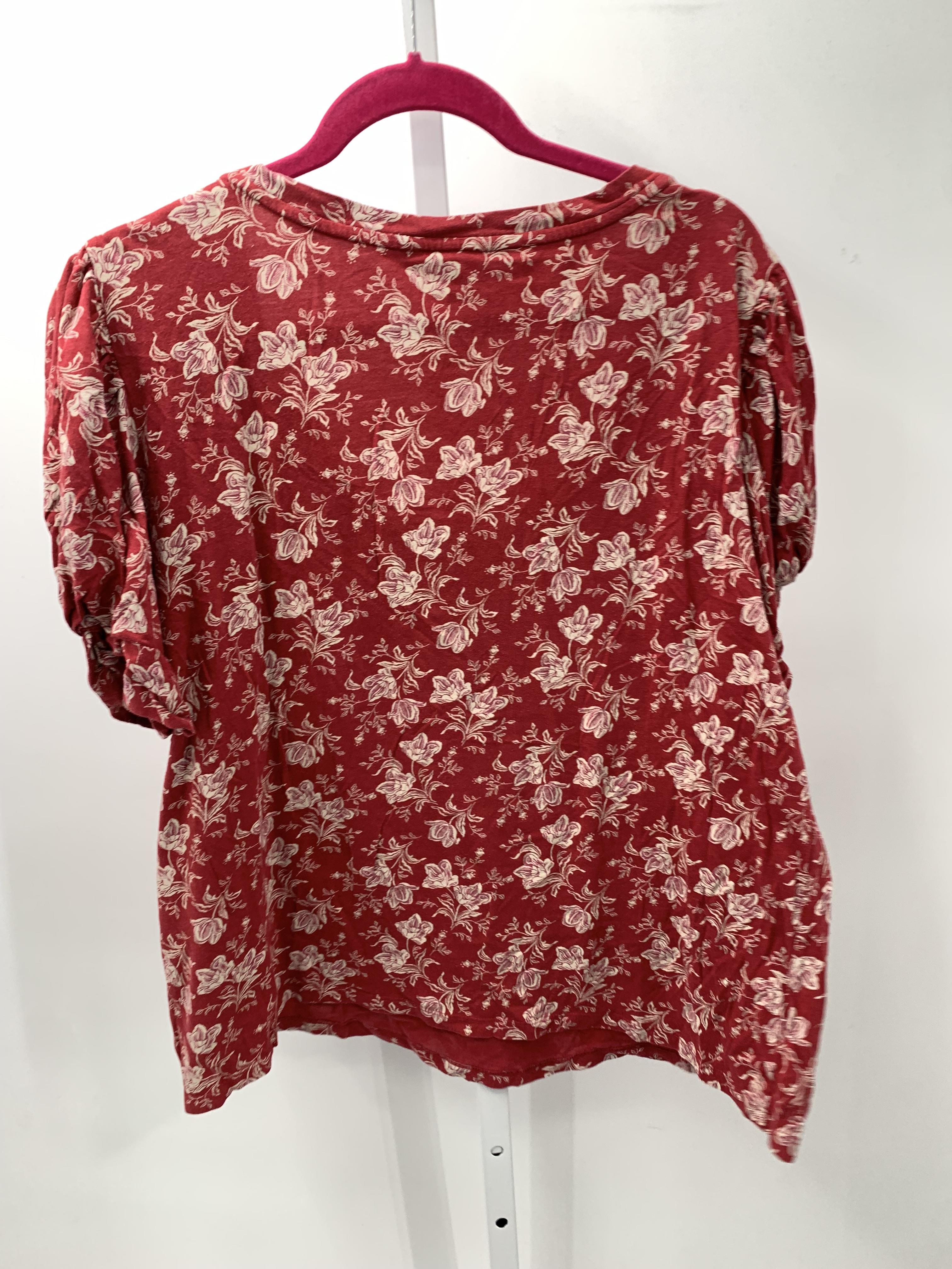 Ralph Lauren Size 2X Womens Short Sleeve Shirt