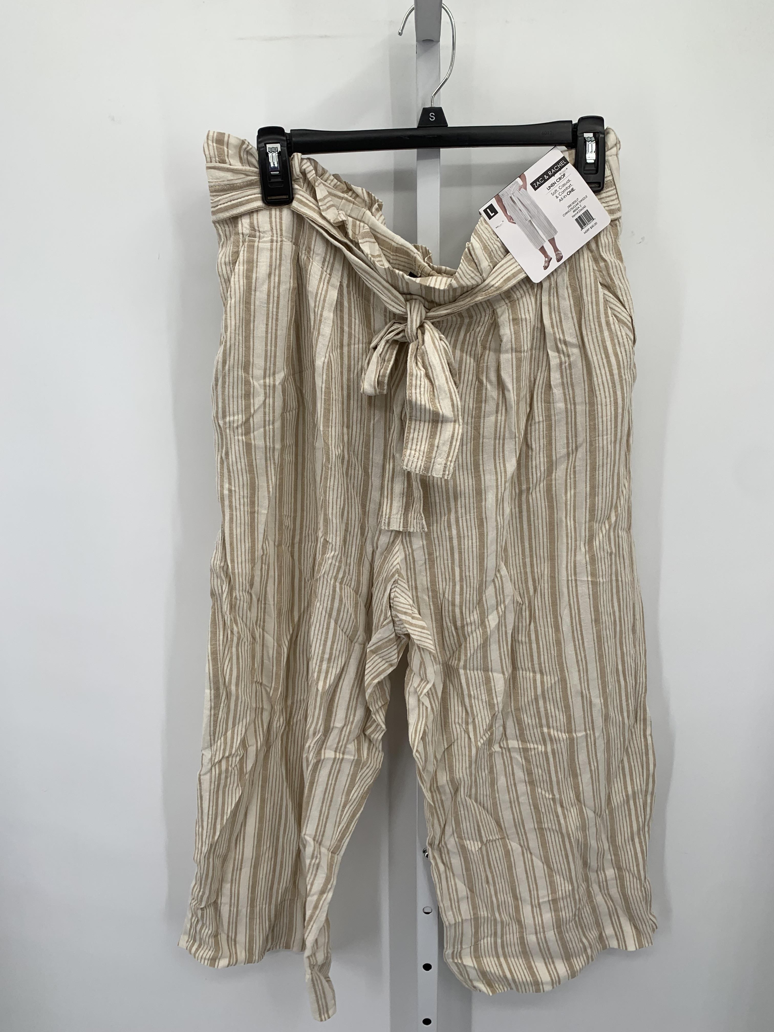 Zac & Rachel Size Large Misses Cropped Pants