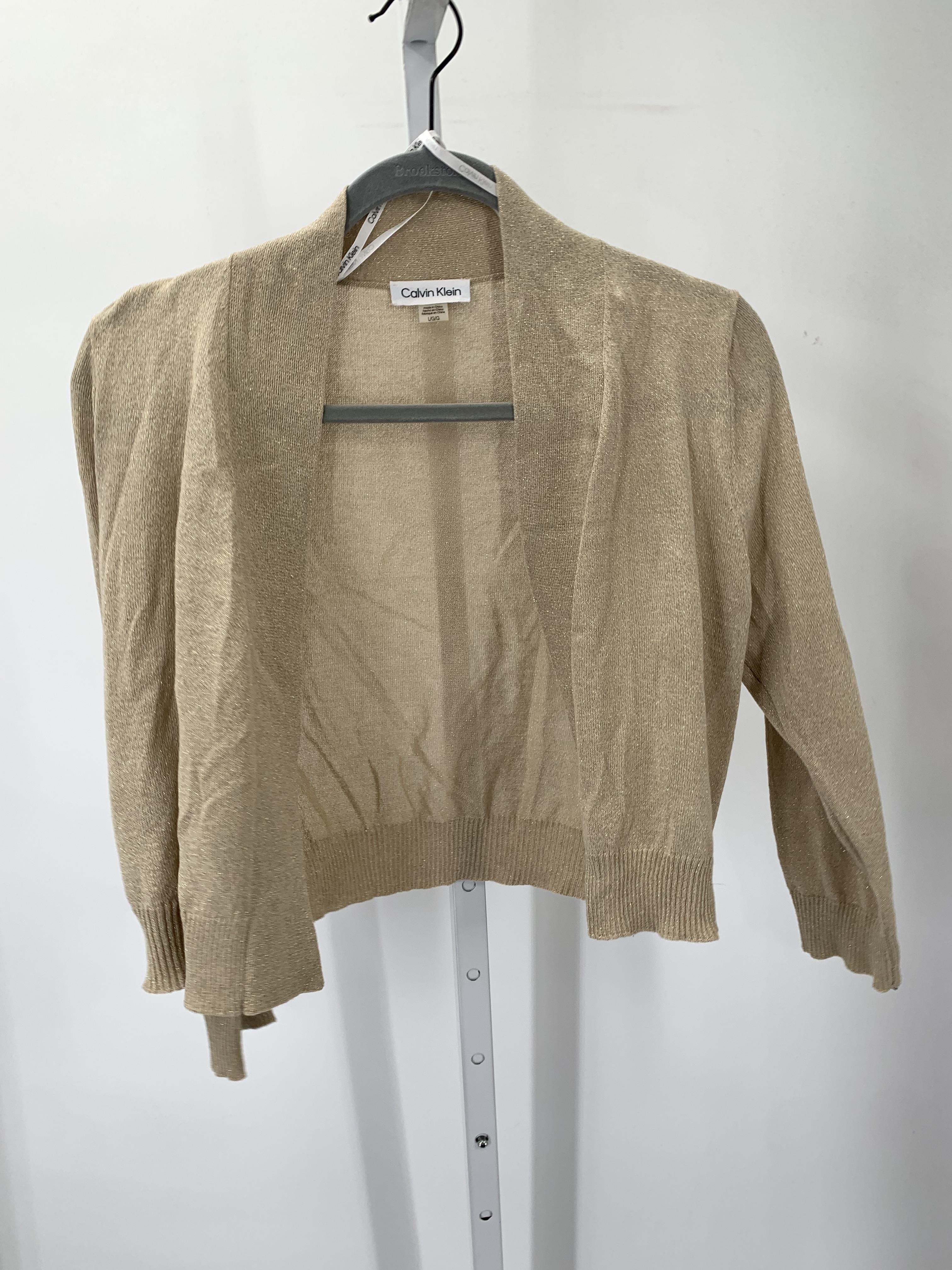 Calvin Klein Size Large Misses Cardigan