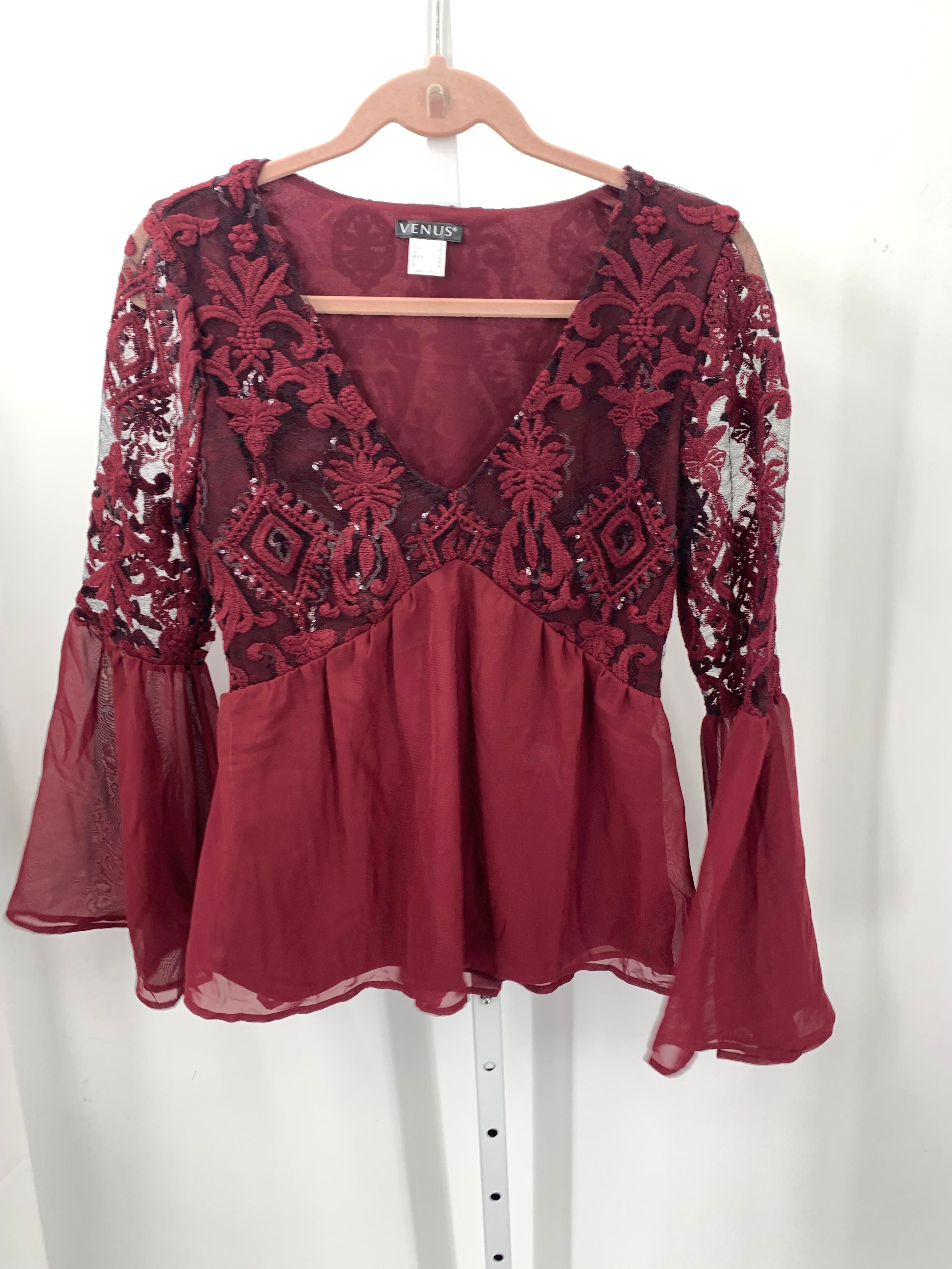 Venus Size 8 Misses Long Sleeve Shirt