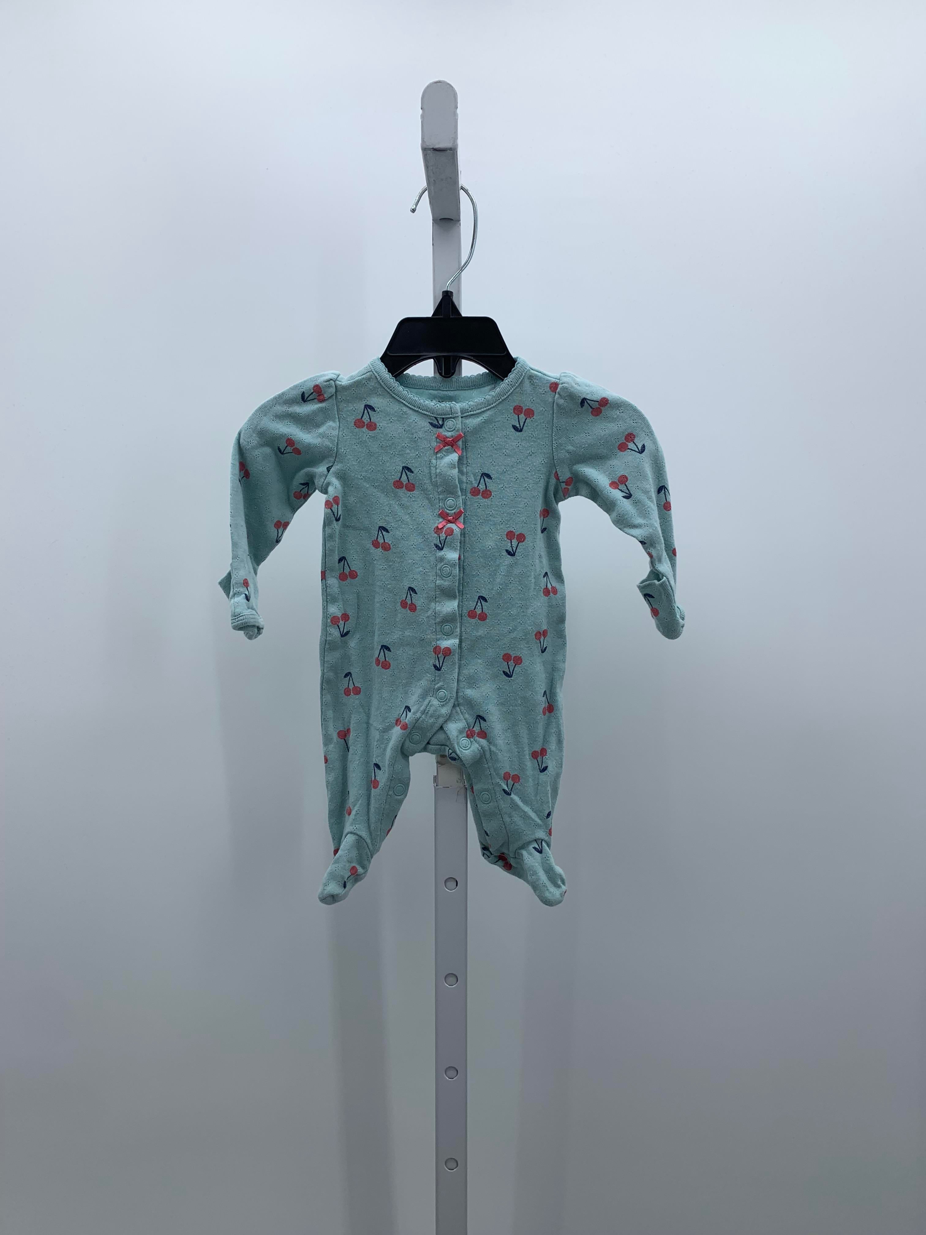 Child of Mine Size Newborn Girls Long Slv. Romper