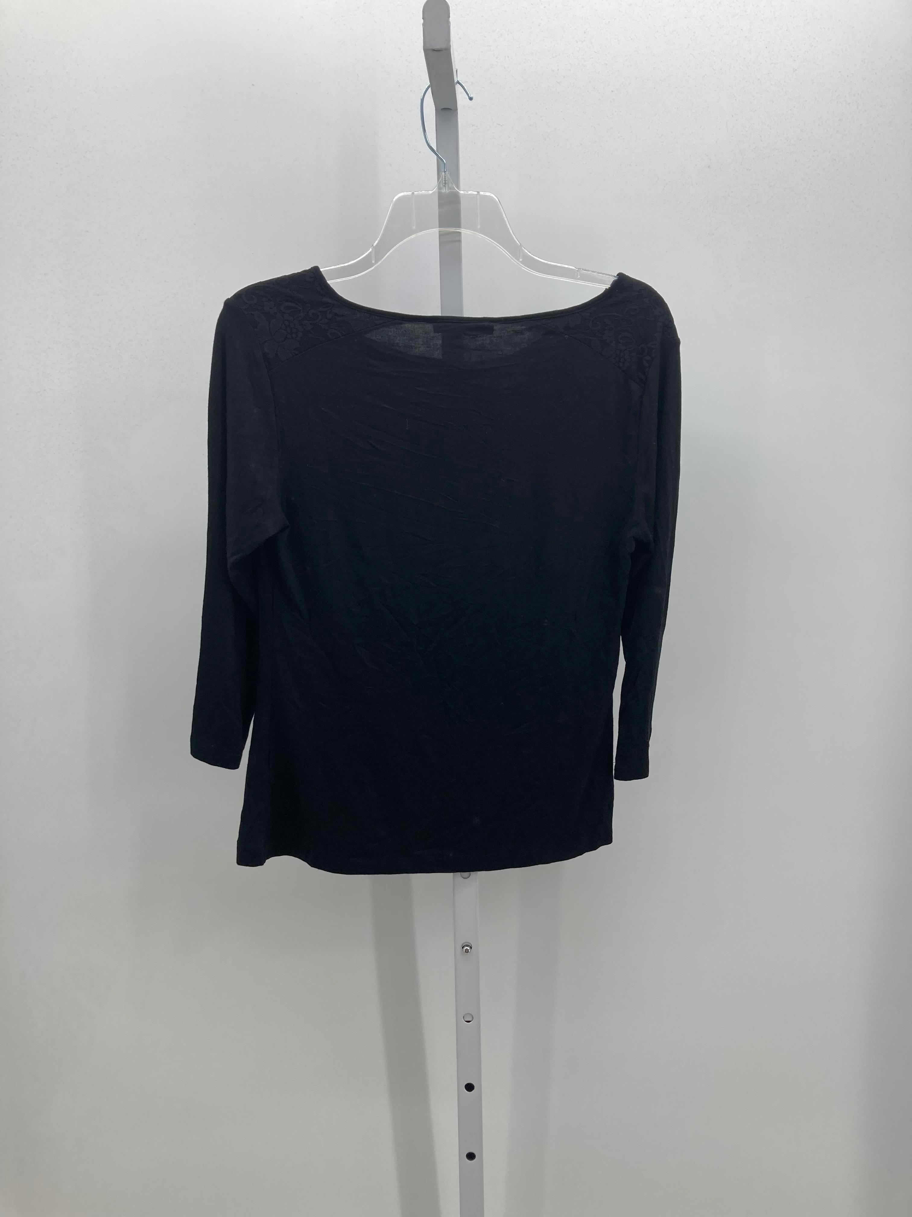 Cable & Gauge Size Small Petite Petite 3/4 Sleeve Shirt