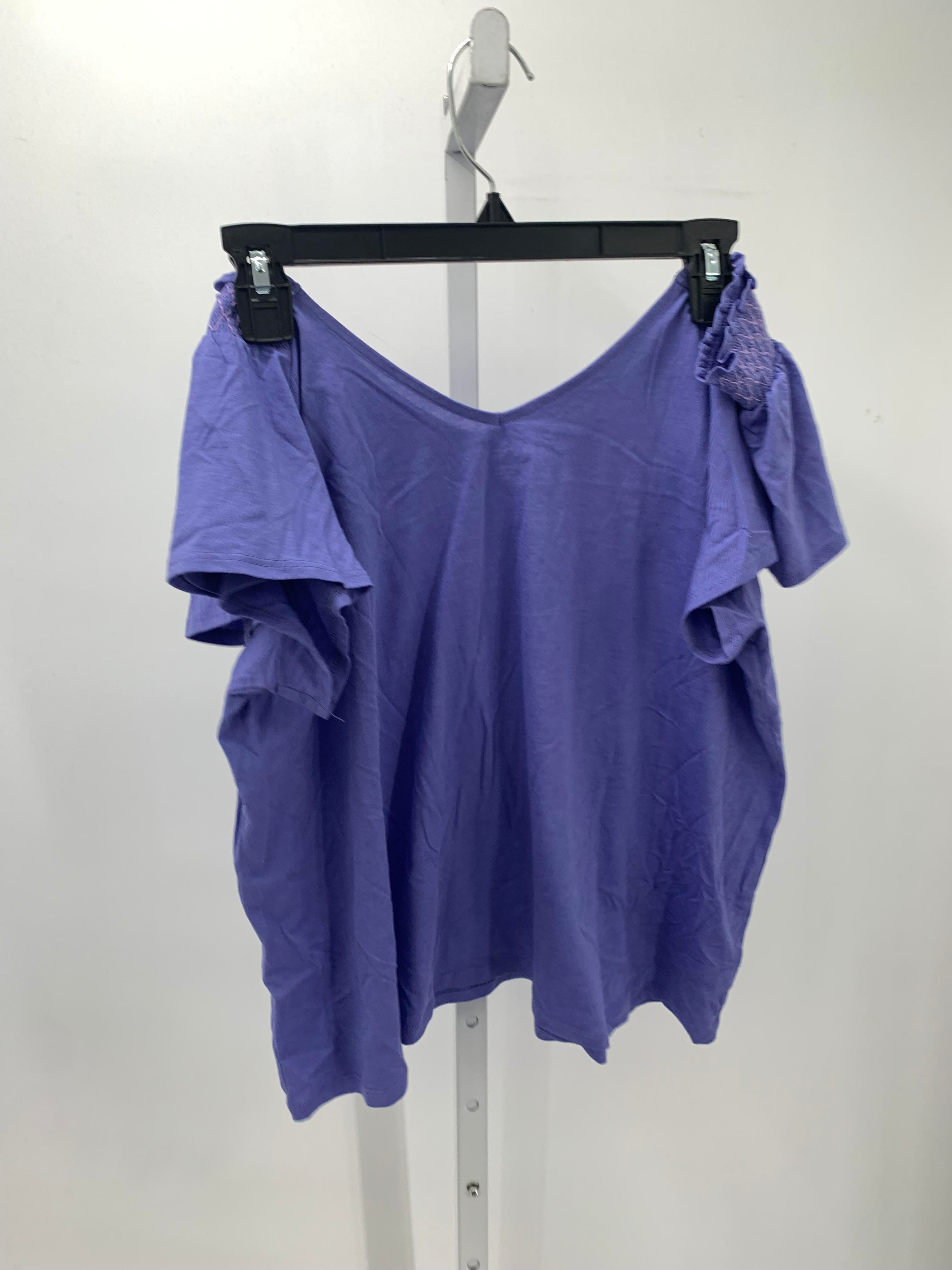 Loft Size Extra Large Misses Short Sleeve Shirt