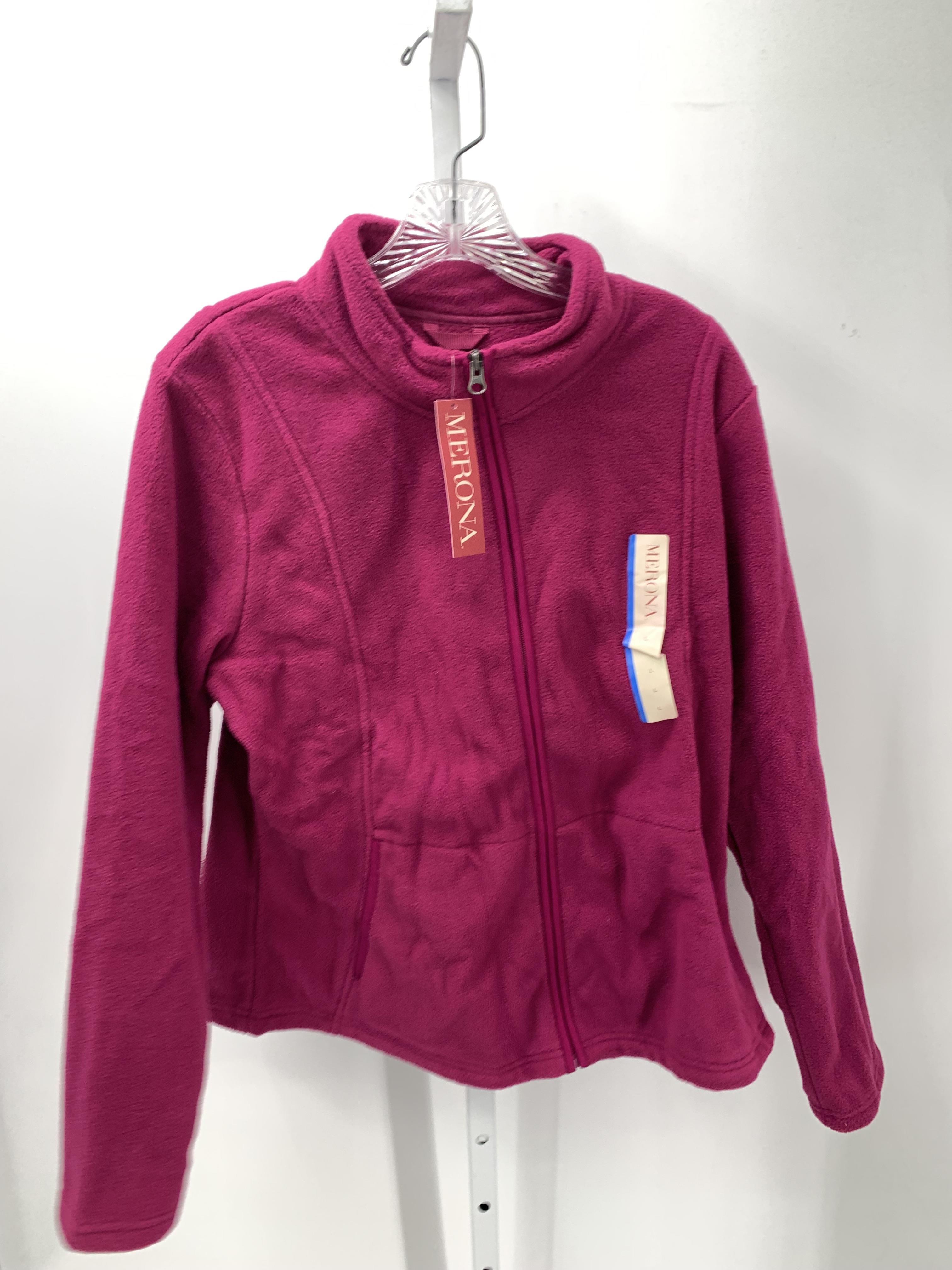 Merona Size Large Misses Fleece Jacket