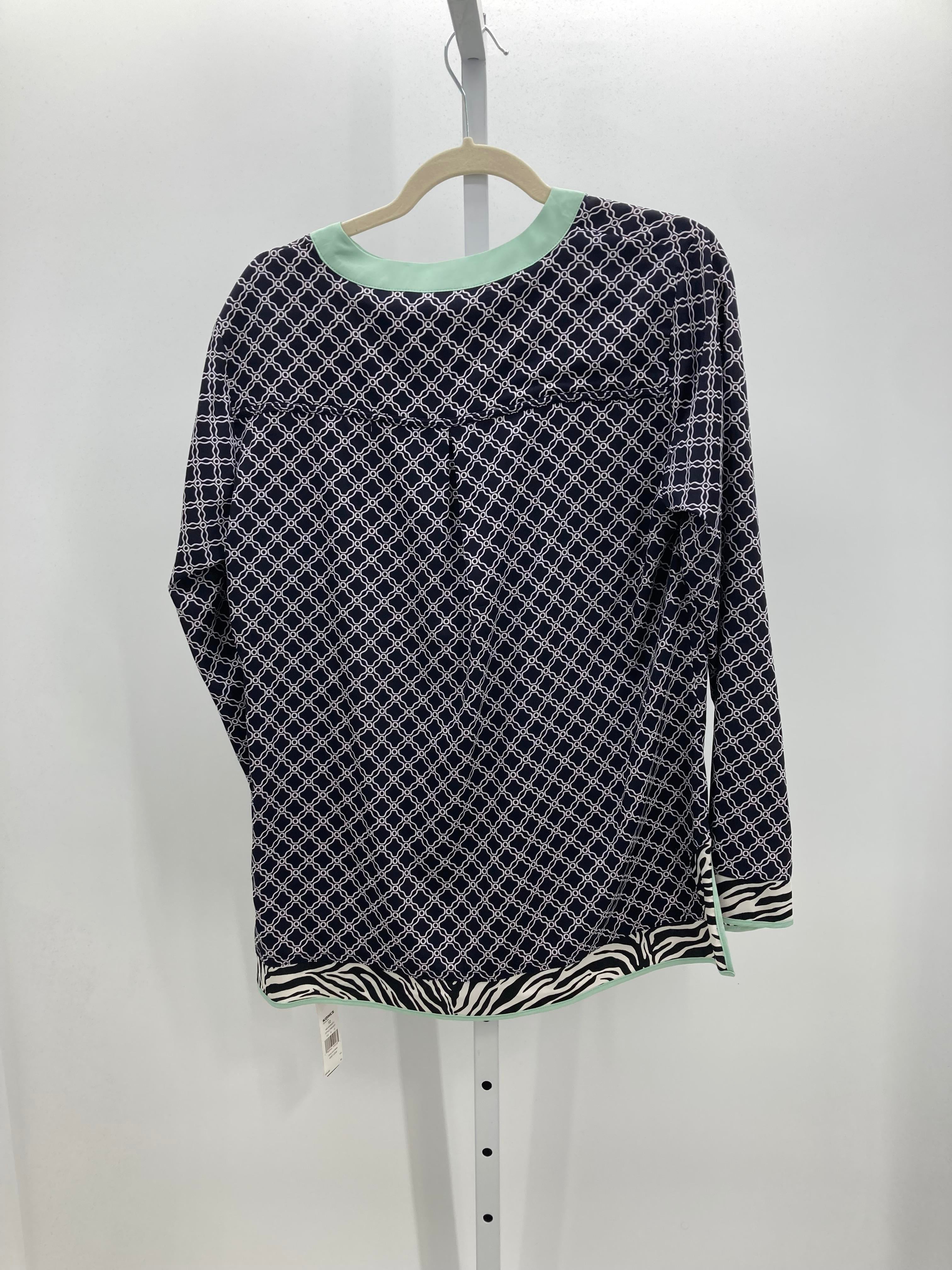 Dana Buchman Size 12 Misses Long Sleeve Shirt