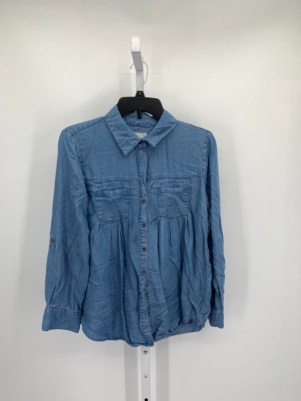 Style & Co. Size Medium Petite Petite Long Sleeve Shirt