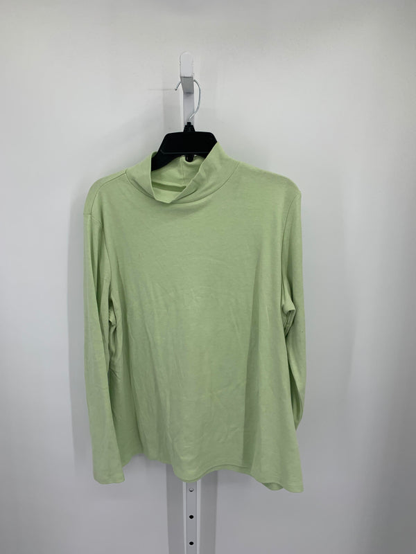 Croft & Barrow Size XXL Misses Long Sleeve Shirt