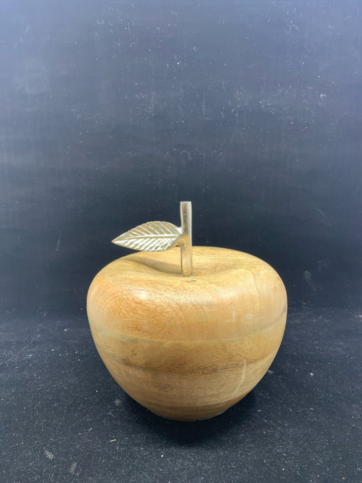 WOOD APPLE TABLE DECOR.