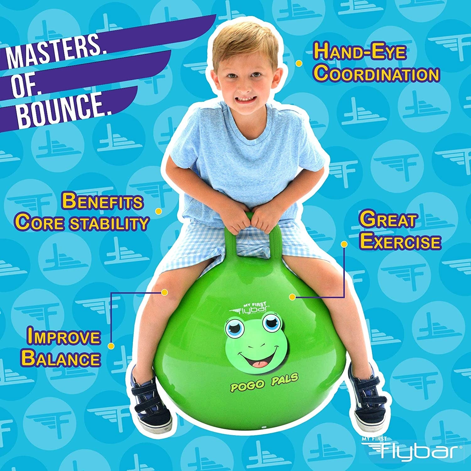 New Pogo Pals Froggy Bouncy Hopper Ball - Medium