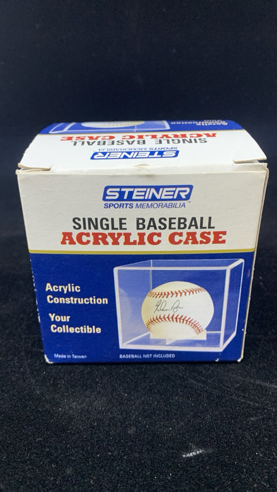 NIP ACRYLIC BASEBALL CASE STEINER.
