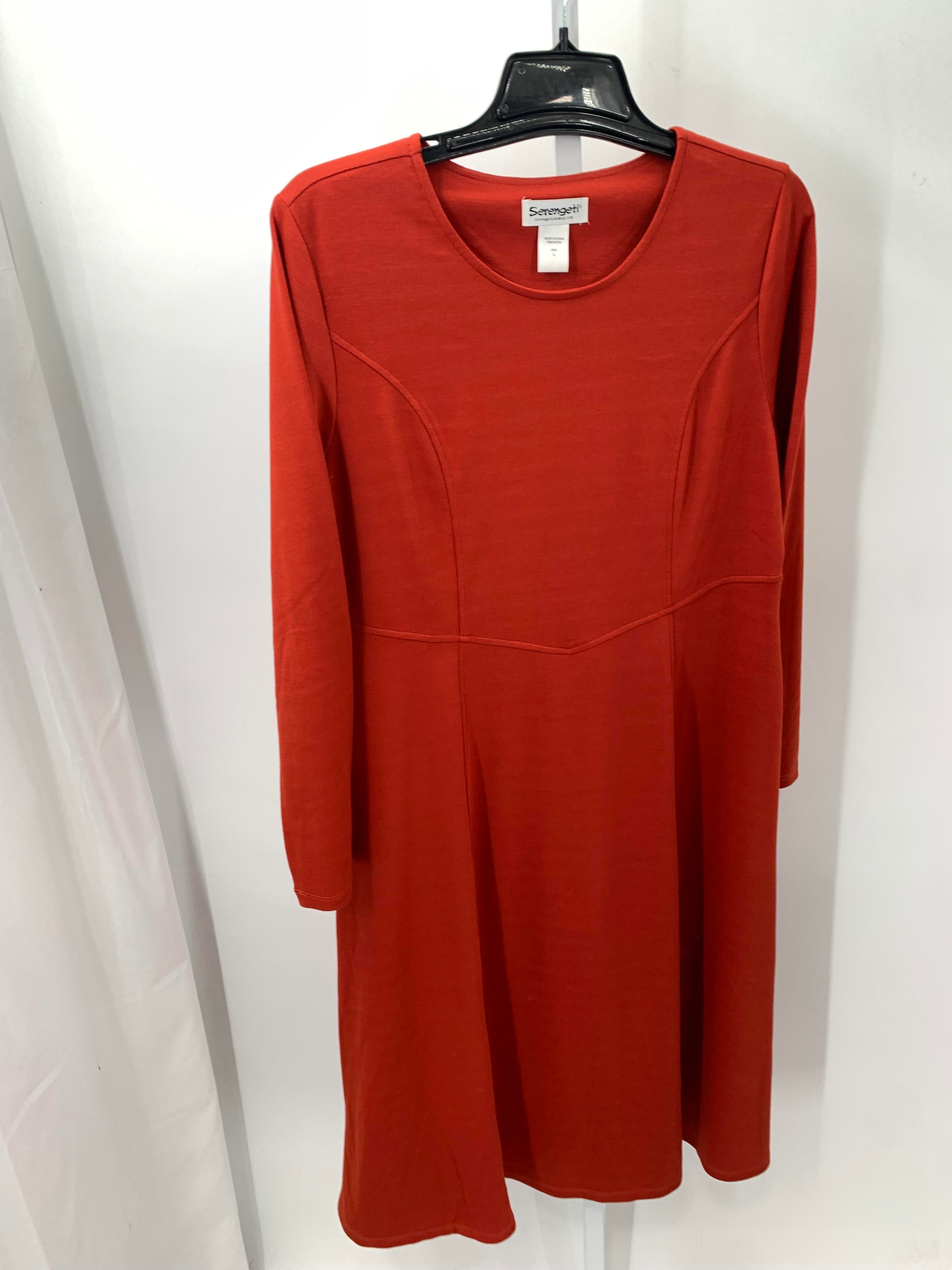 Size Large Misses Long Sleeve Dress