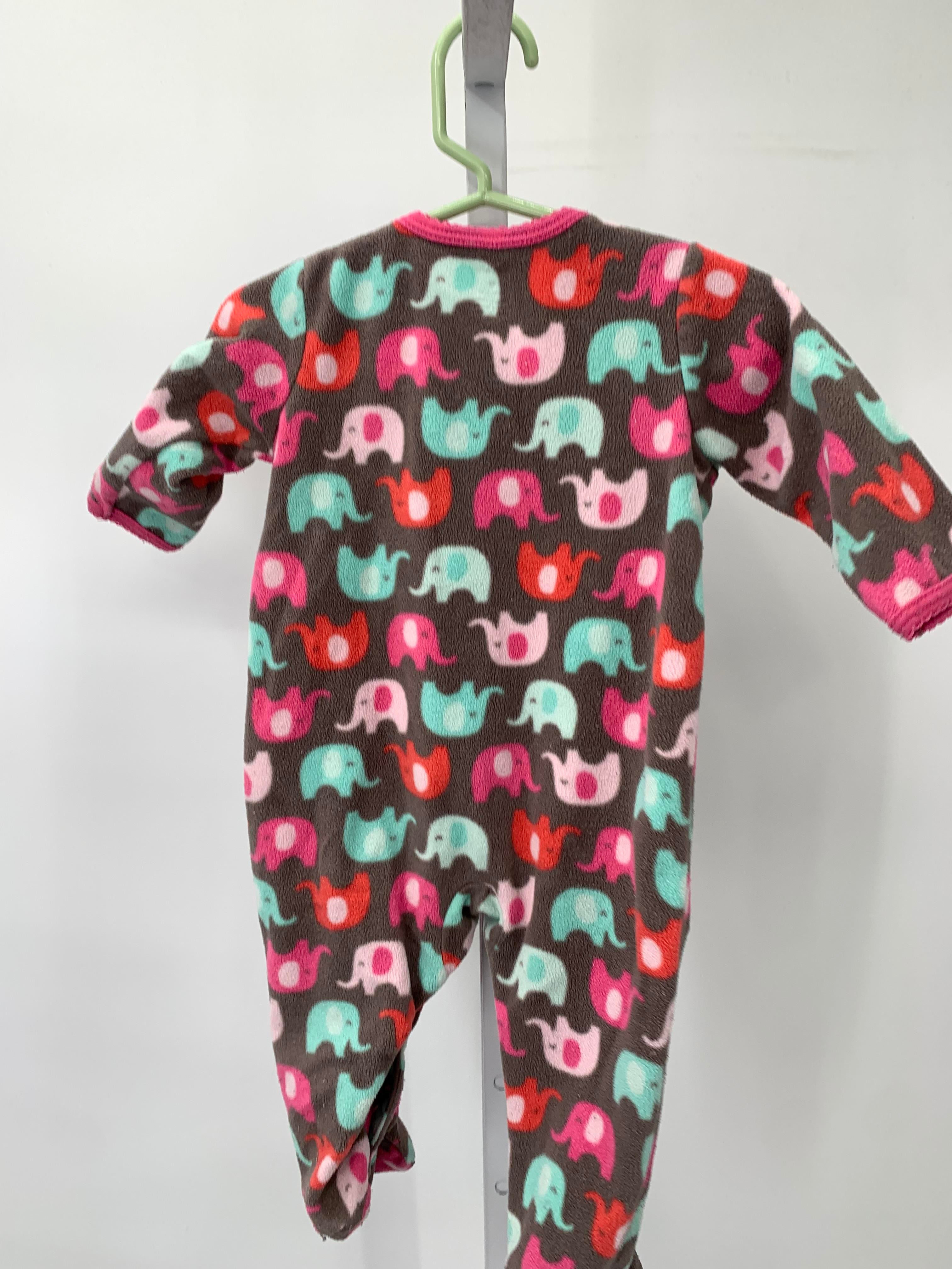 Carters Size 9 Months Girls Long Slv. Romper