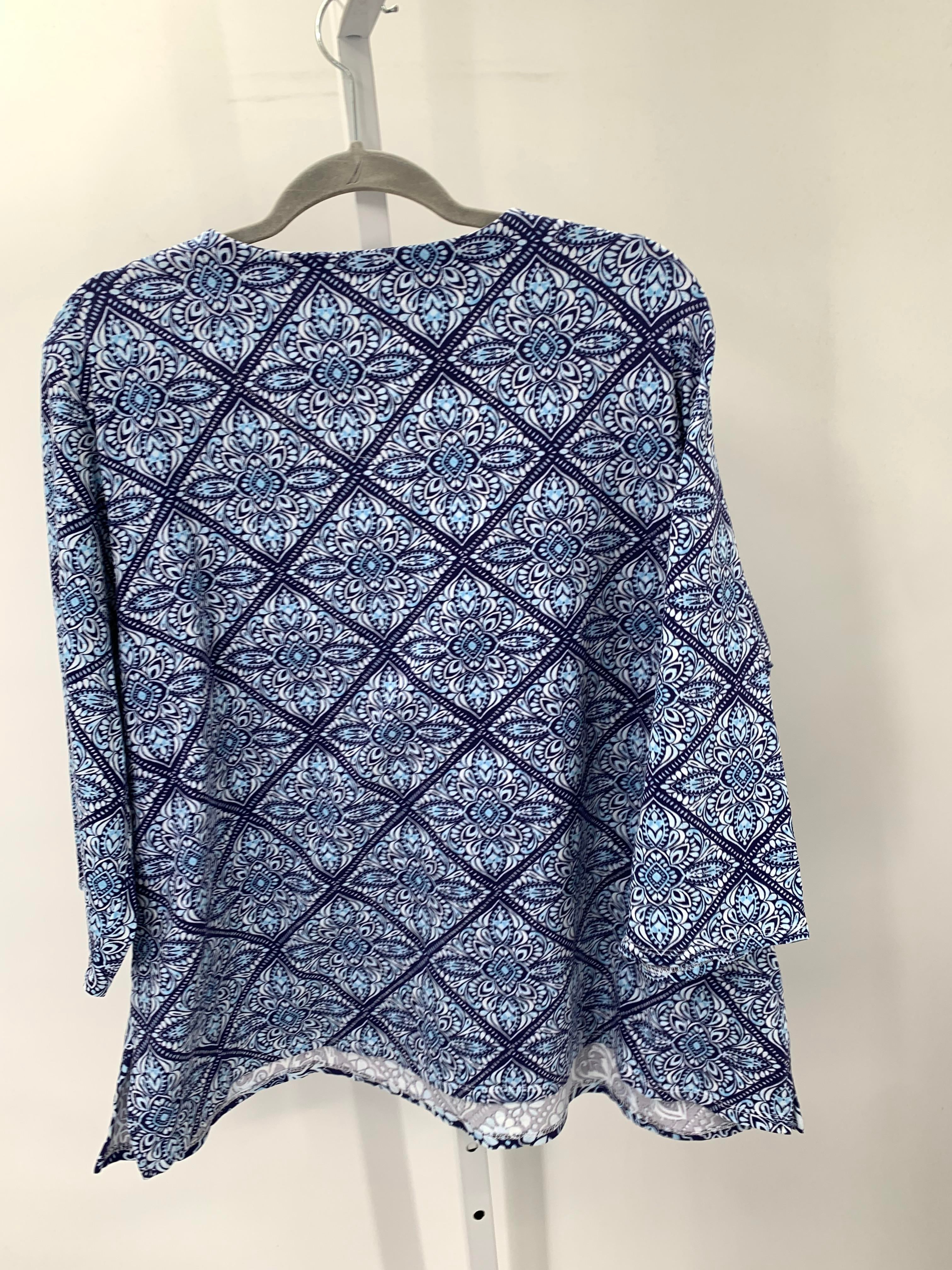 Alfred Dunner Size 2X Womens 3/4 Sleeve Shirt