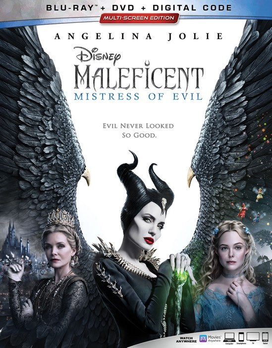 Maleficent: Mistress of Evil (Blu-ray + DVD + Digital Code) -