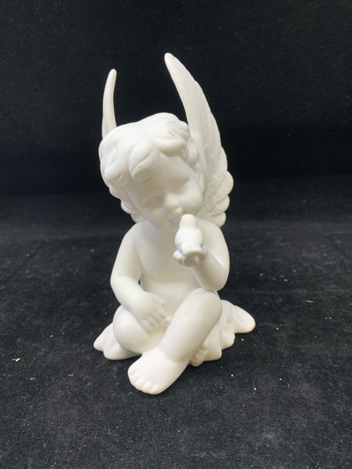 CERAMIC ANGEL W BIRD.