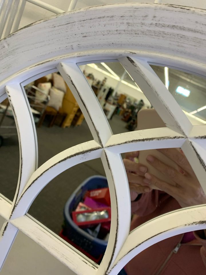 WINDOW PANE WALL MIRROR.