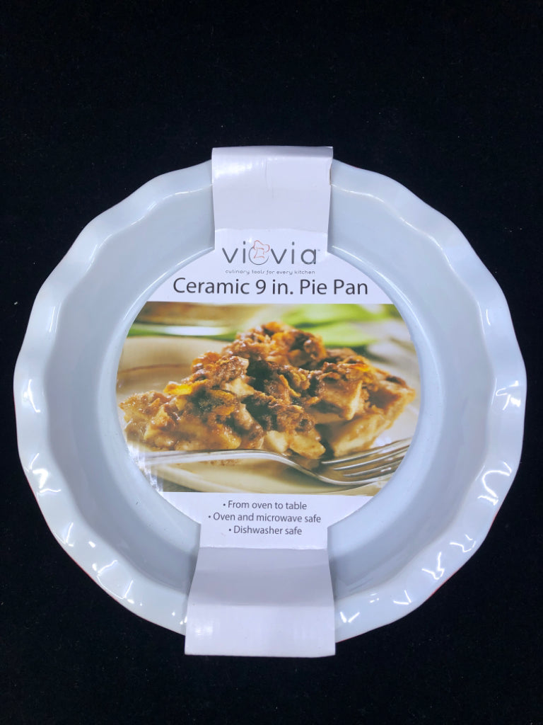NEW CERAMIC 9" PIE PAN