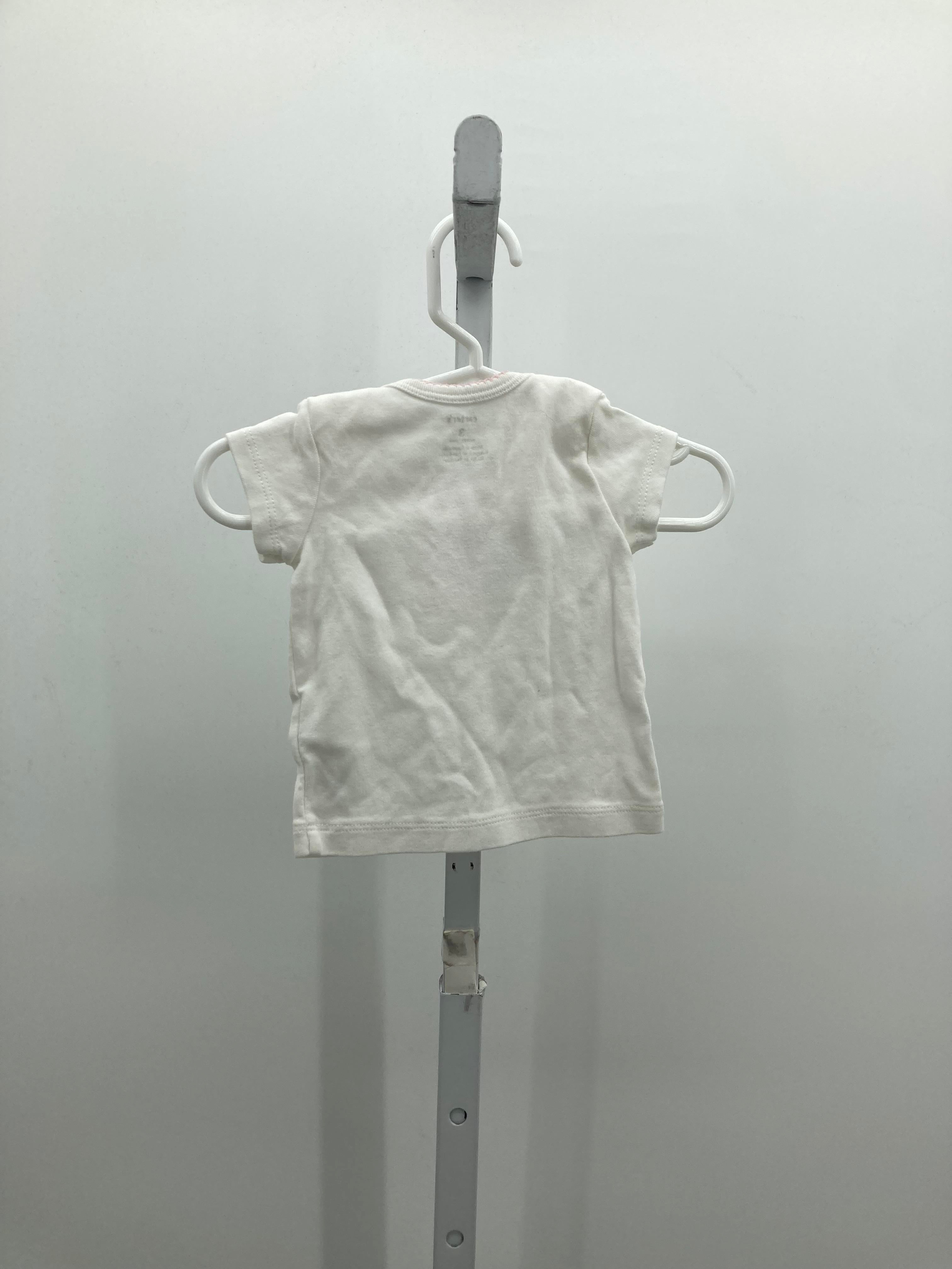 Carters Size 3 Months Girls Short Sleeve Shirt