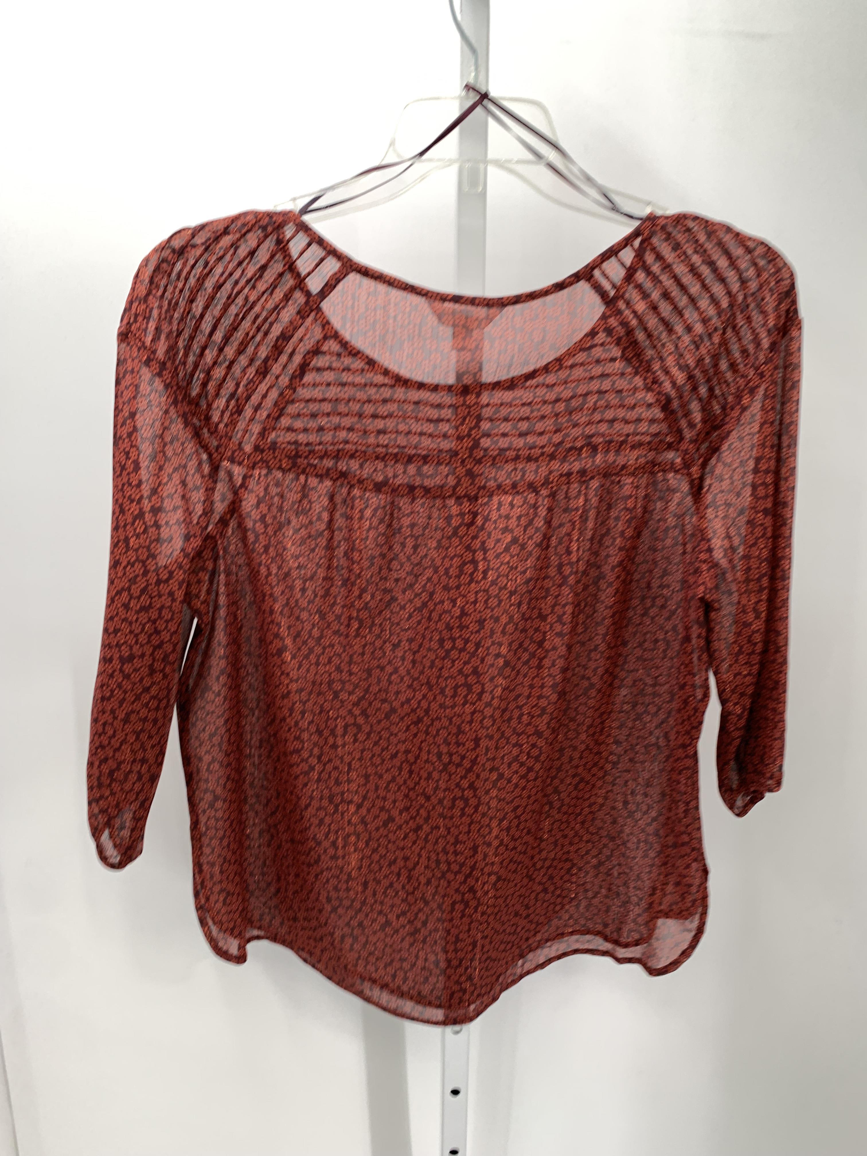 Lauren Conrad Size Extra Large Misses 3/4 Sleeve Shirt
