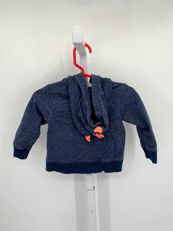 MOMMY'S LITTLE MONSTER HOODED ZIP KNIT