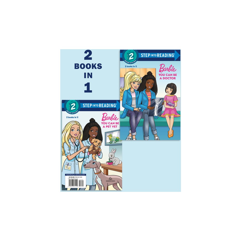 You Can Be a Doctor/You Can Be a Pet Vet (Barbie) - (Step Into Reading) by Rando