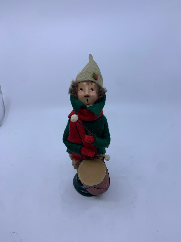 1985 BYERS CHOICE LITTLE DRUMMER BOY.