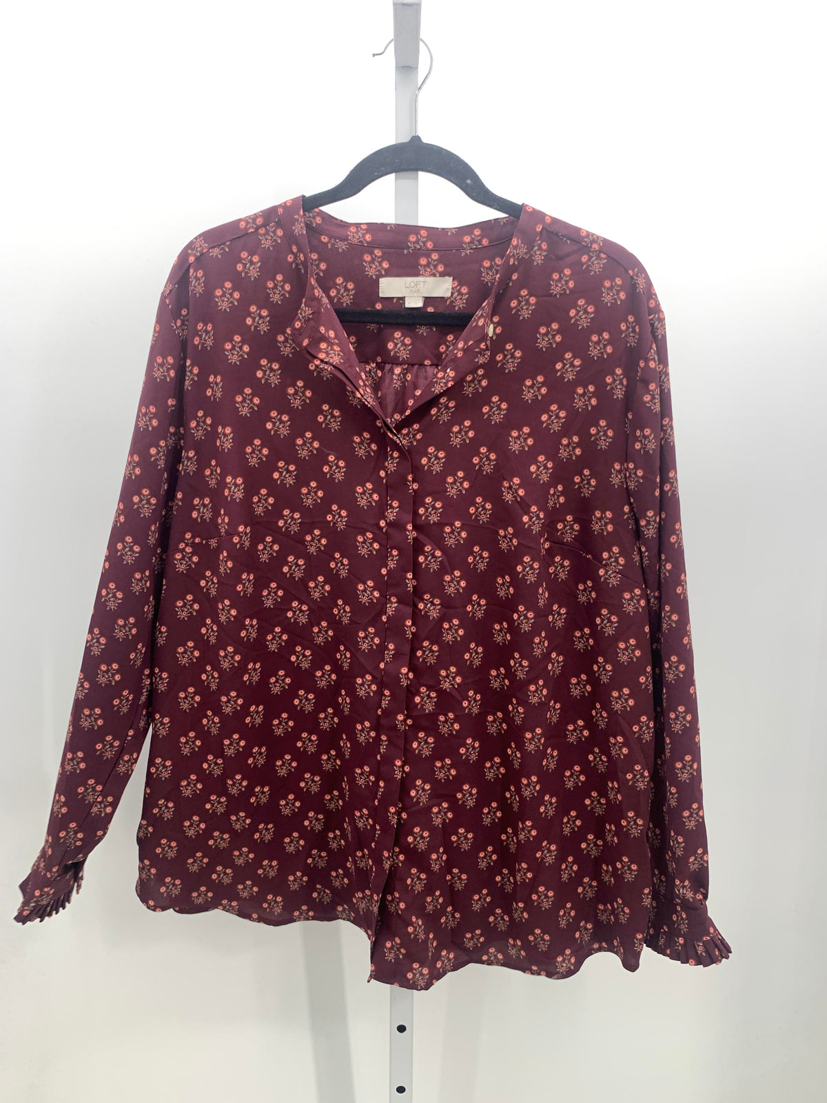Loft Size 18 W Womens Long Sleeve Shirt