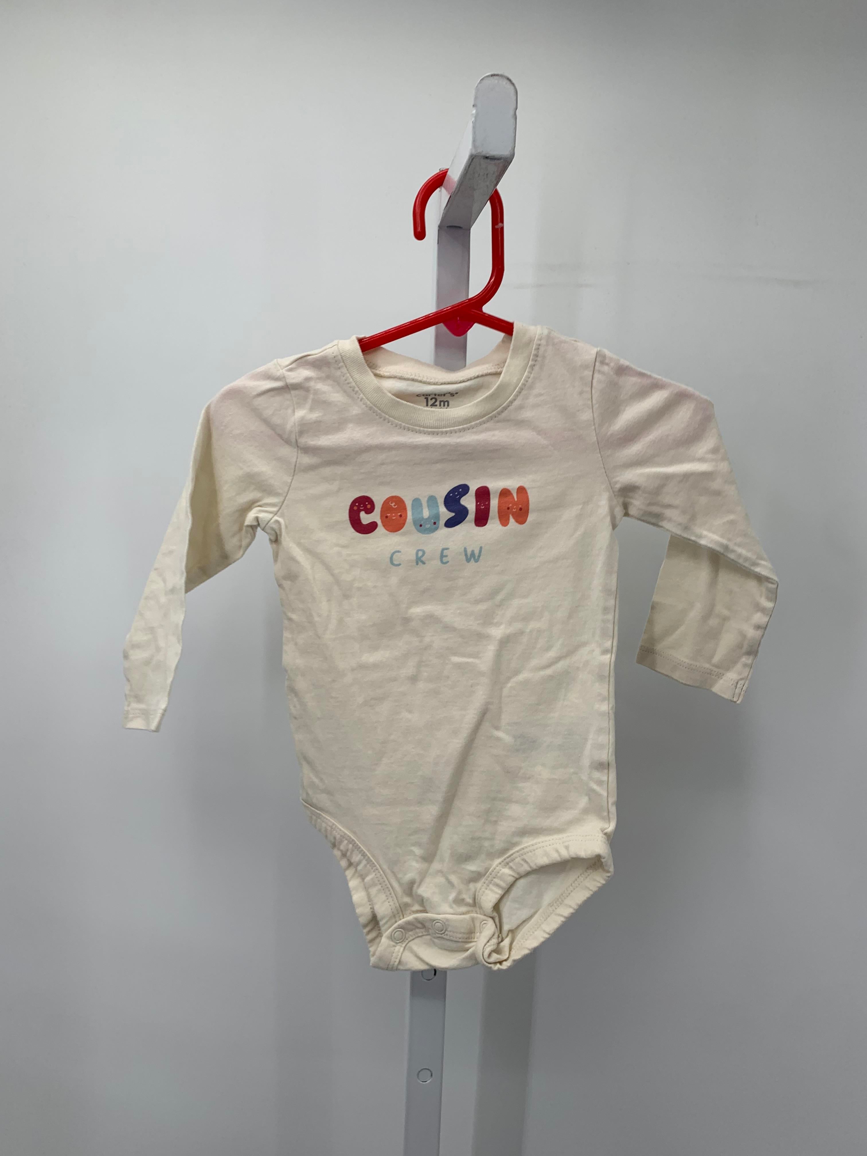Carters Size 12 Months Girls Long Sleeve Shirt