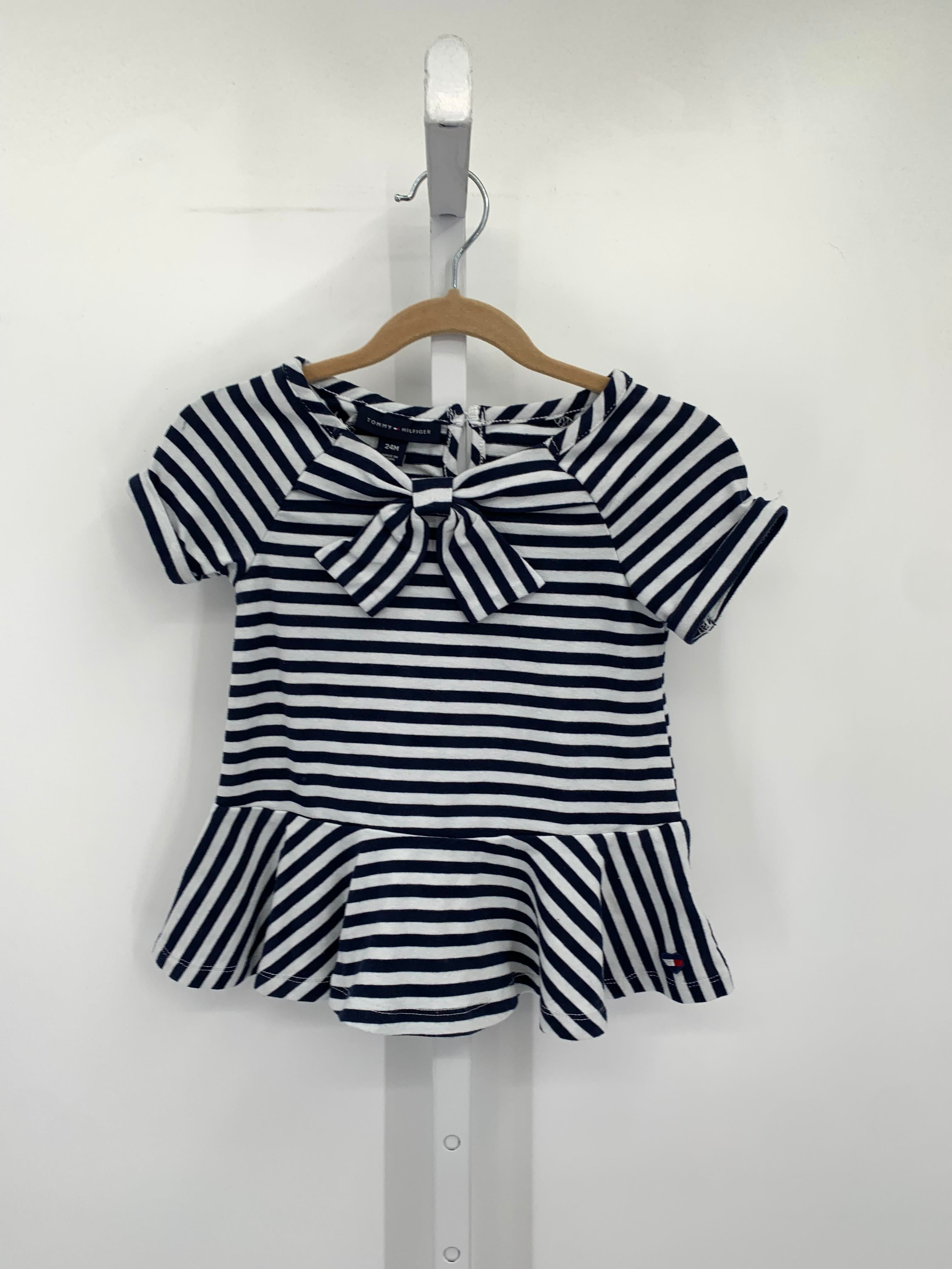 Tommy Hilfiger Size 24 Months Girls Short Sleeve Shirt