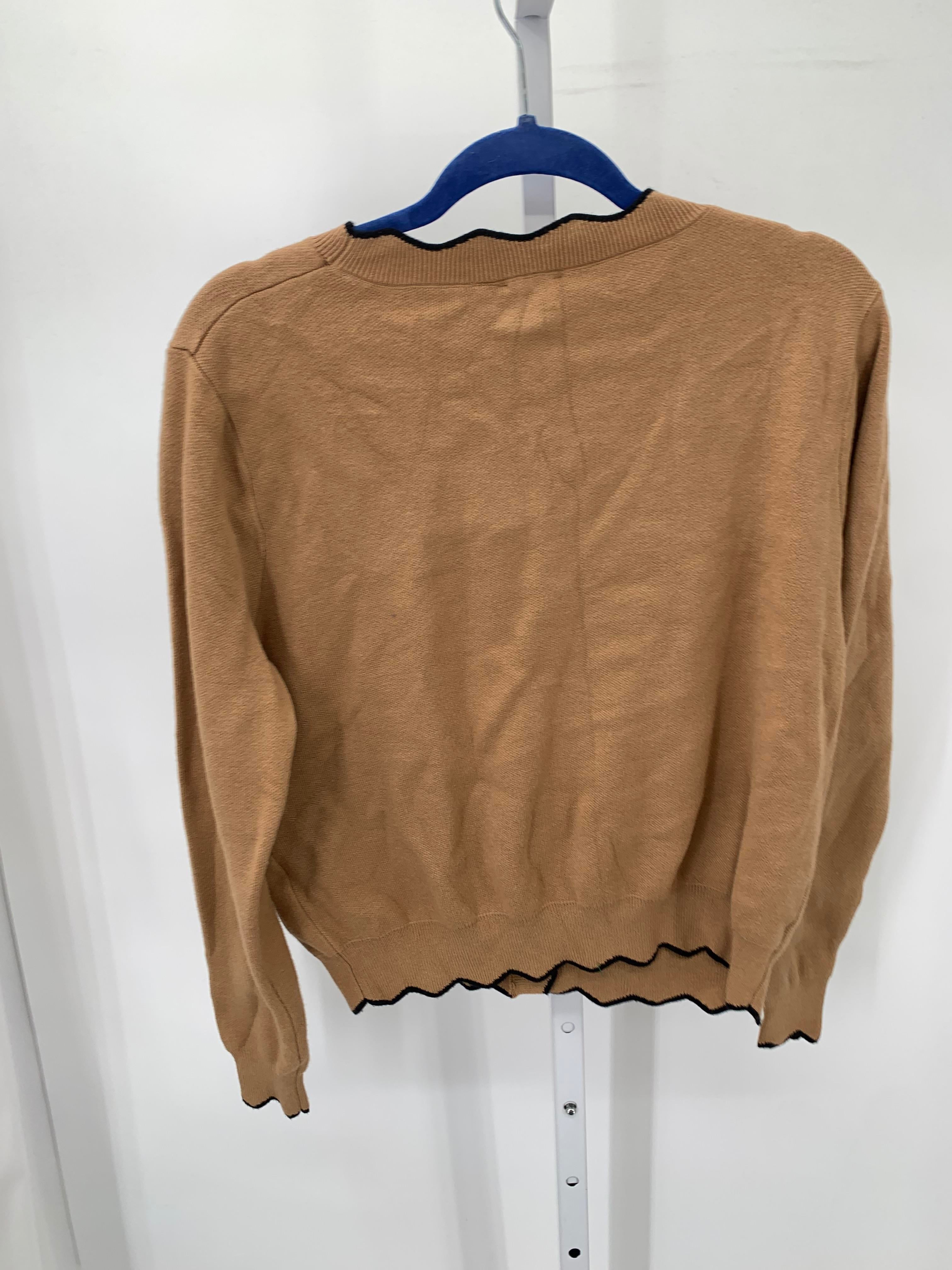 Adrienne Vittadini Size Small Misses Long Slv Sweater