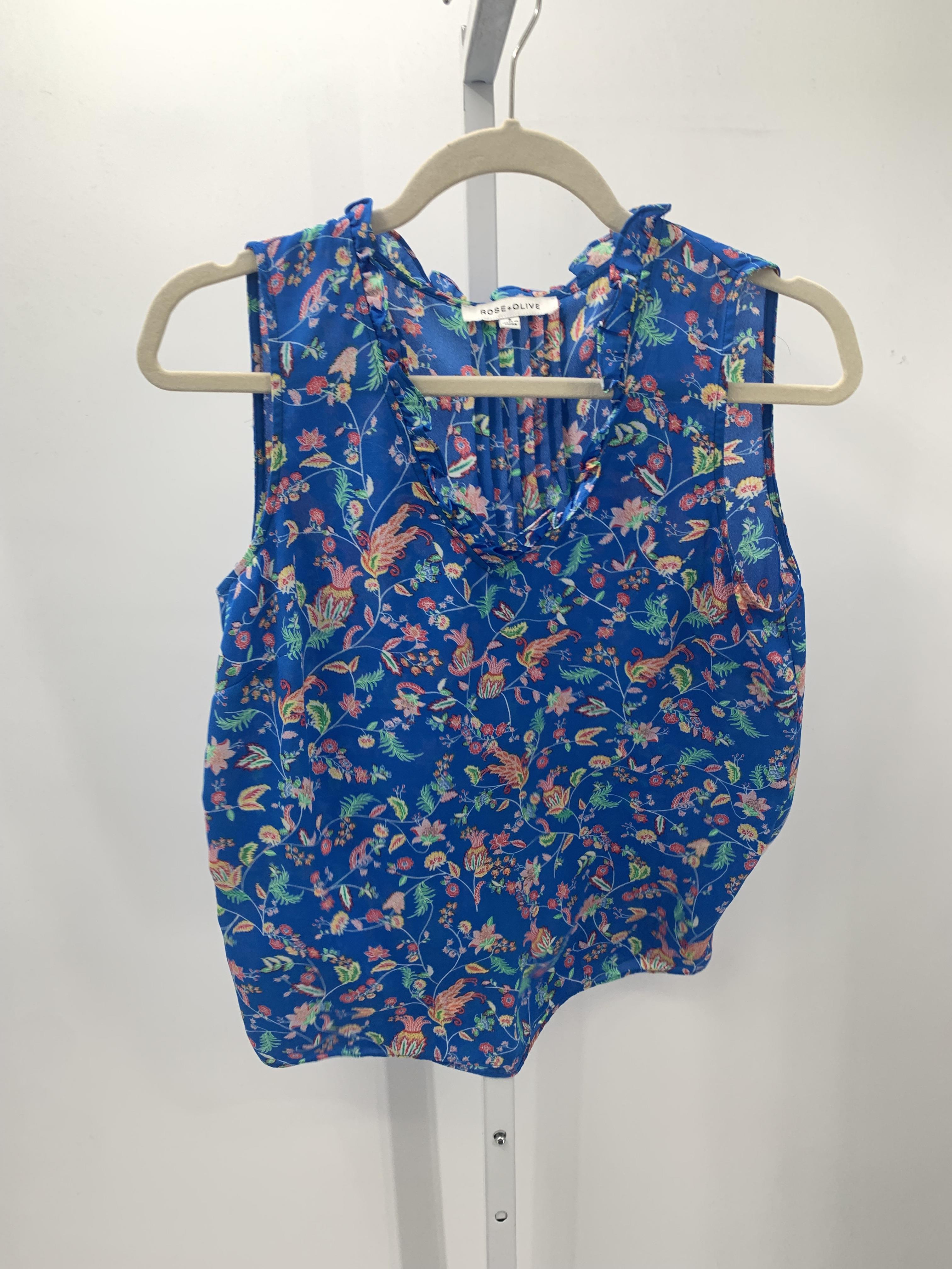 Rose & Olive Size Small Misses Sleeveless Shirt