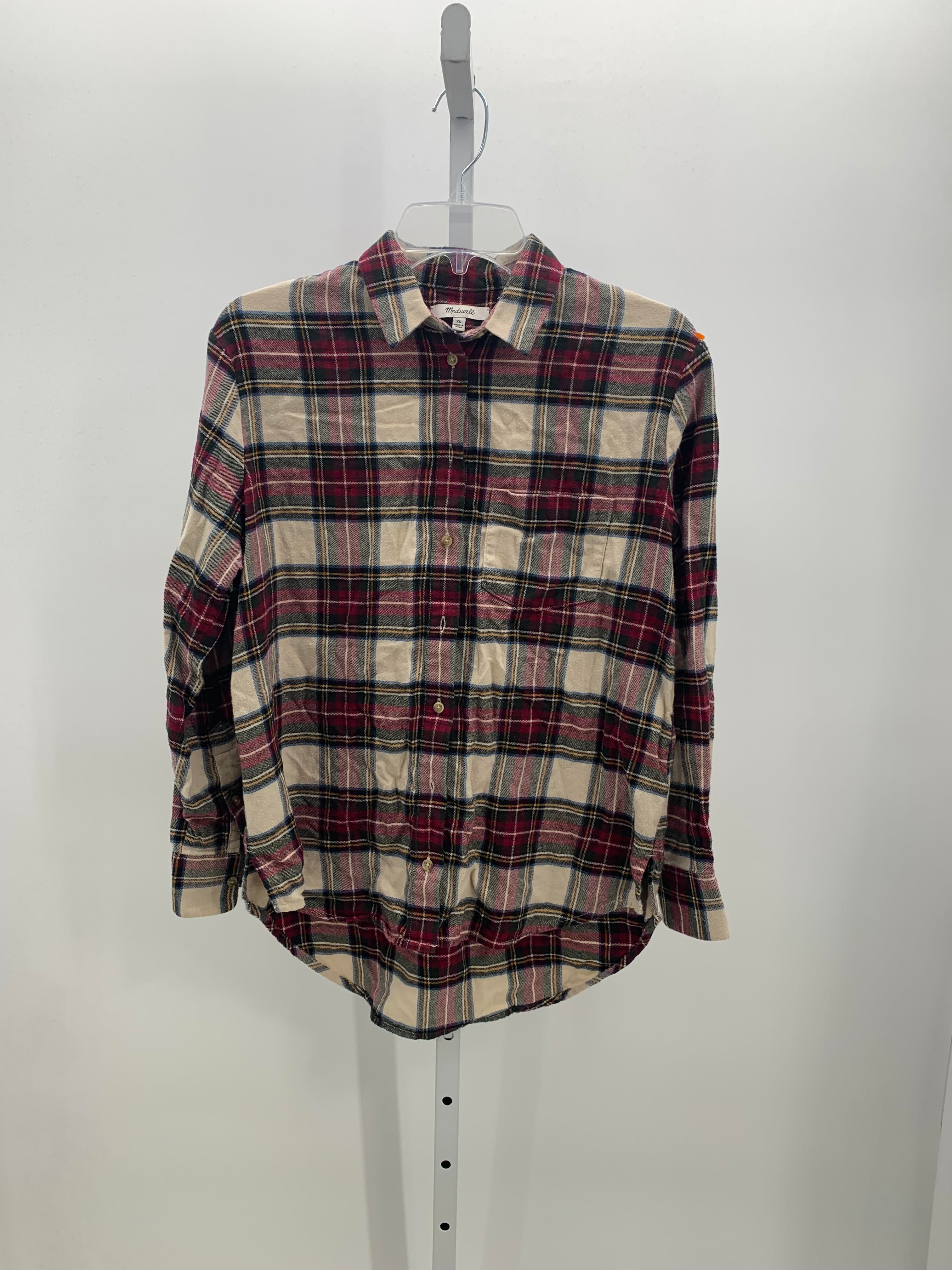 Madewell Size X Small Misses Long Sleeve Shirt