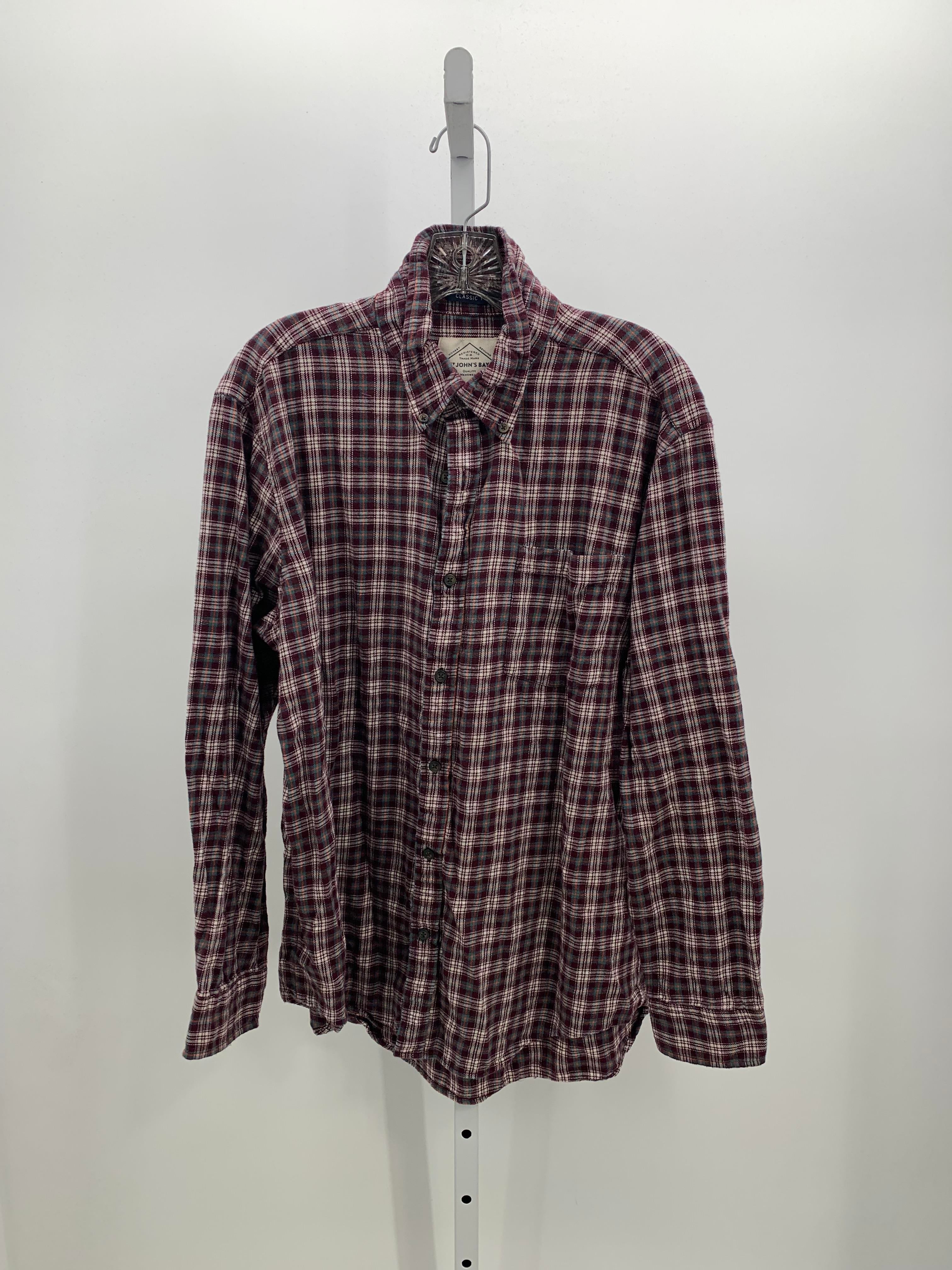 PLAID BTN DOWN