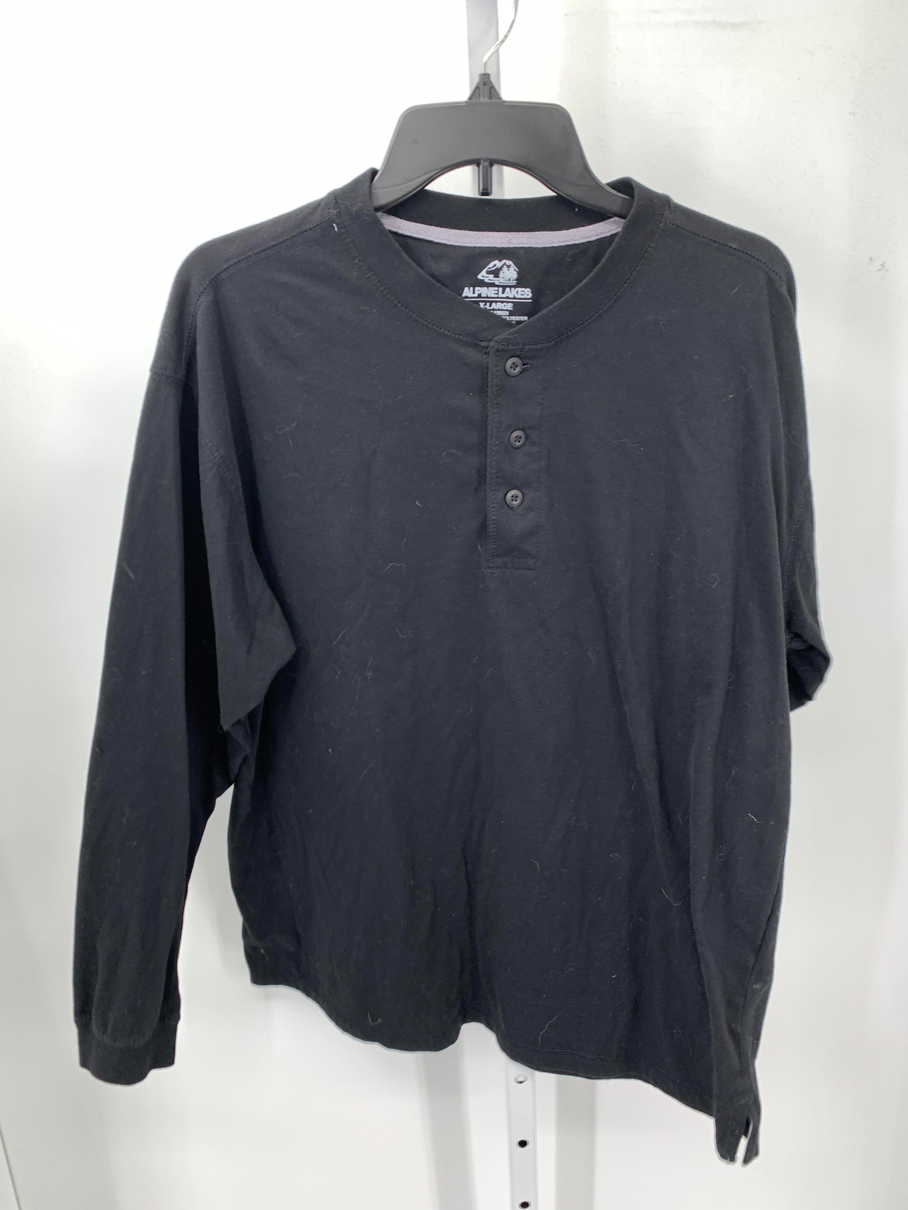 HENLEY KNIT TEE.