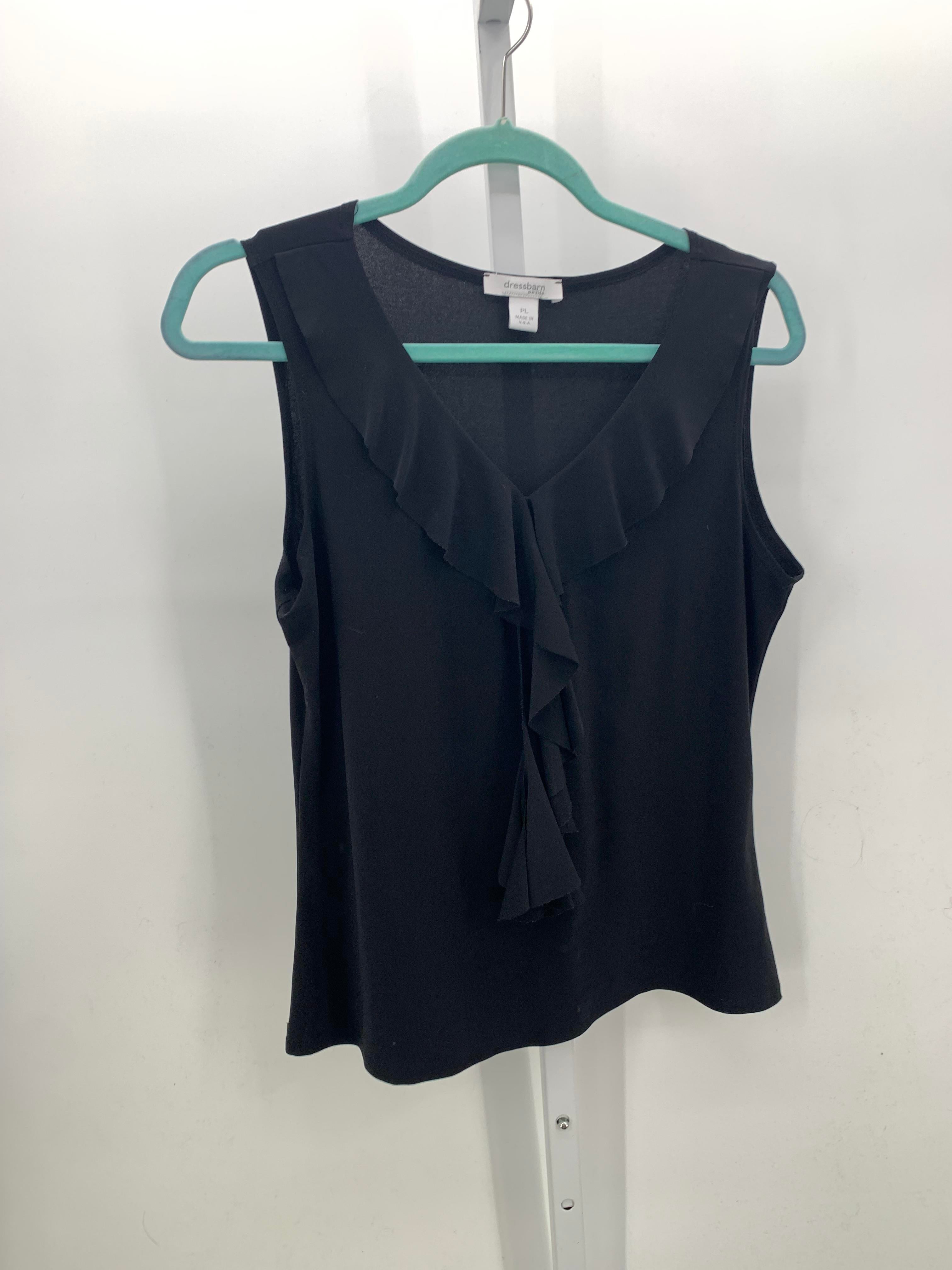 Dress Barn Size Large Petite Petite Sleeveless Shirt