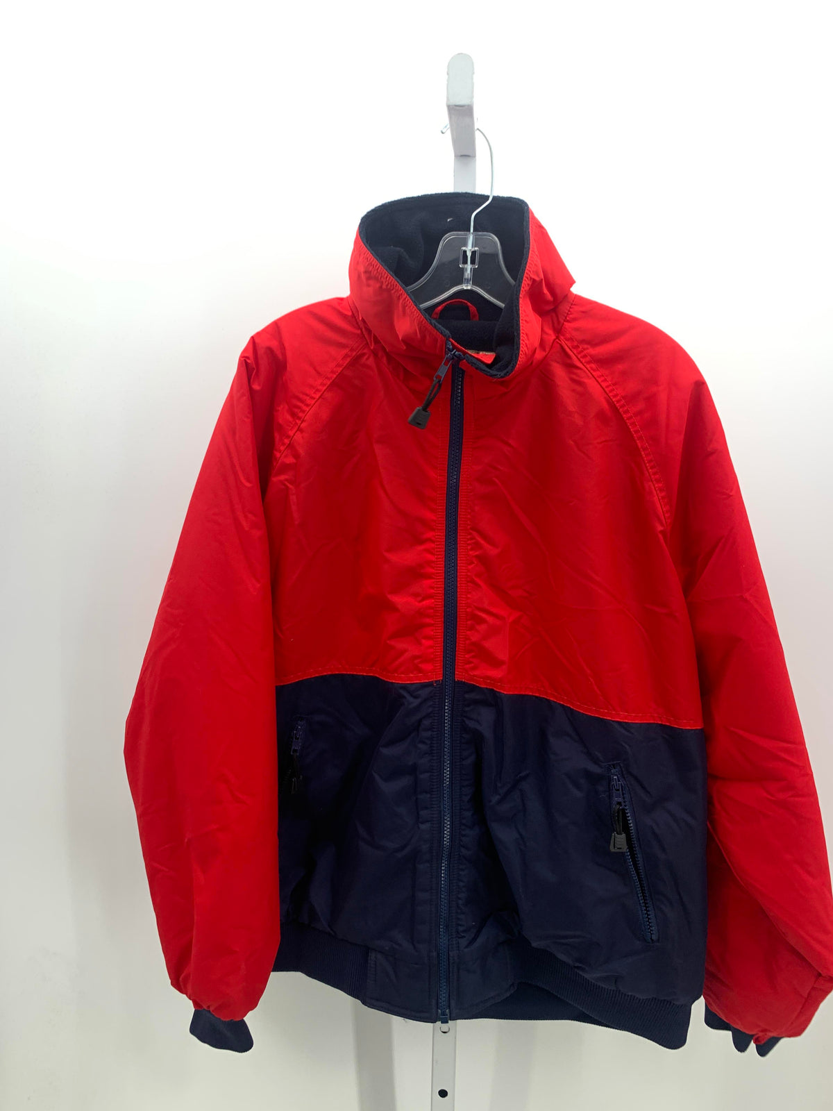 NAVY ZIP UP JACKET