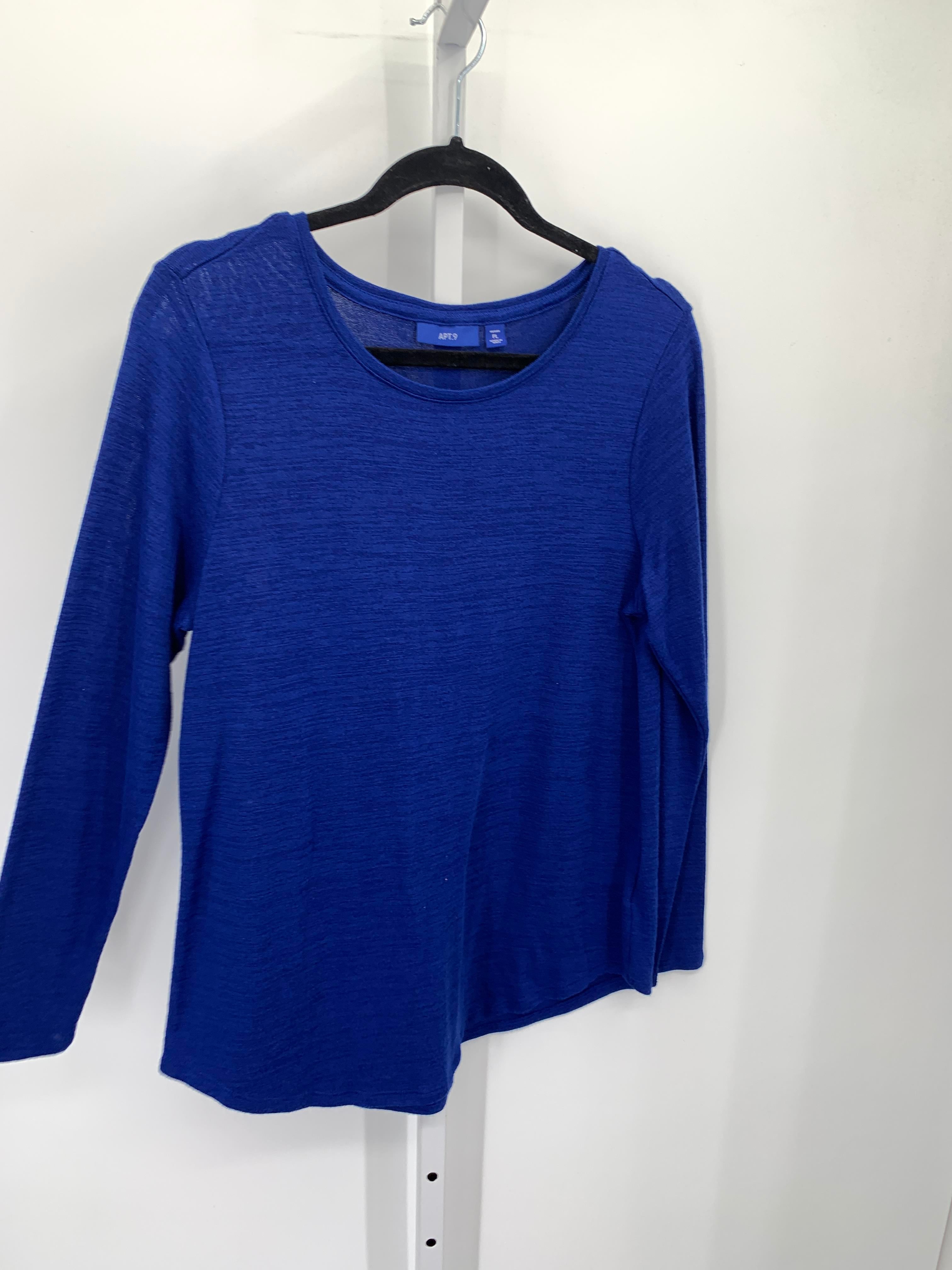 Apt. 9 Size Large Petite Petite Long Sleeve Shirt