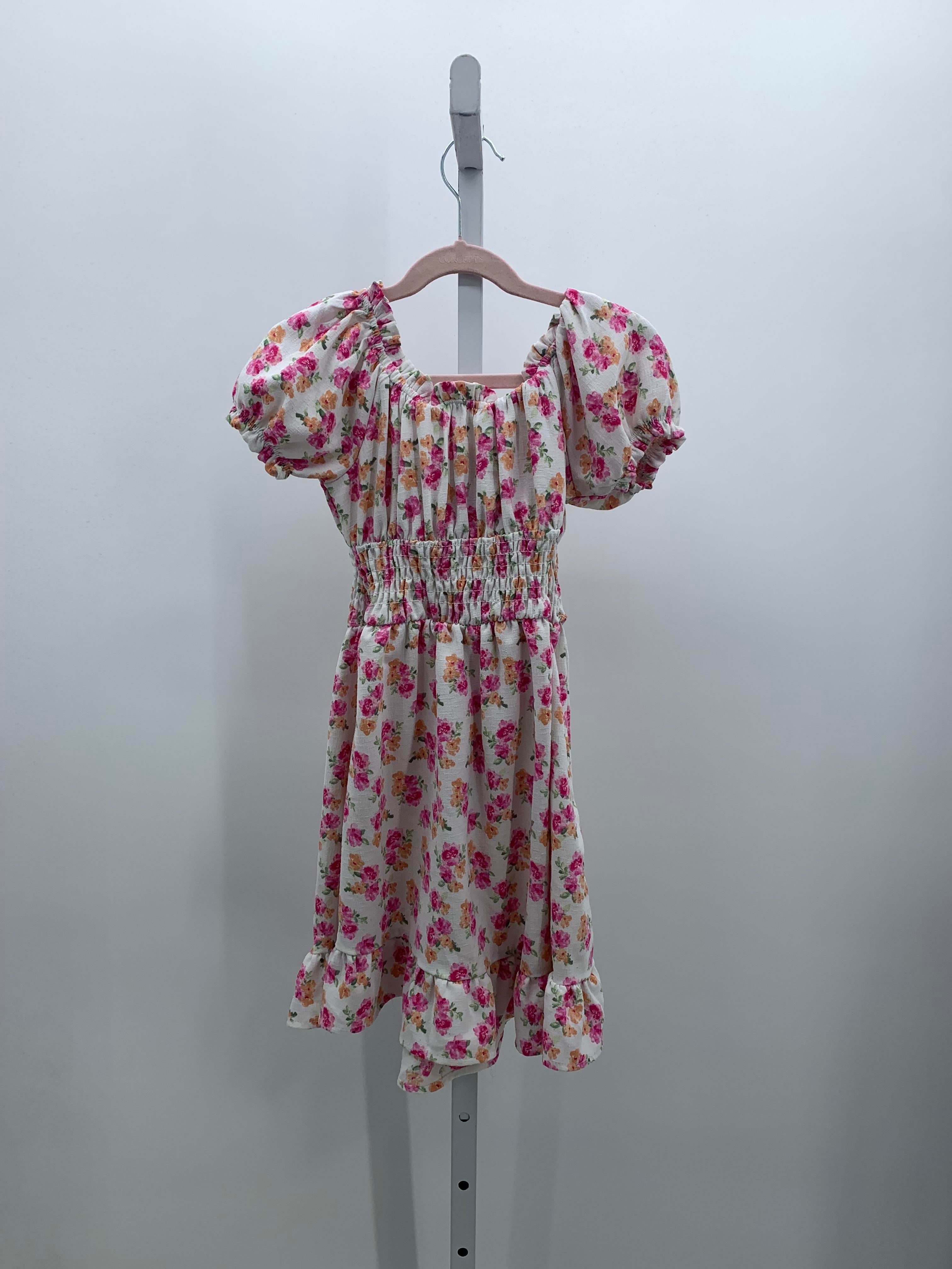 no comment Size 7-8 Girls Short Sleeve Dress