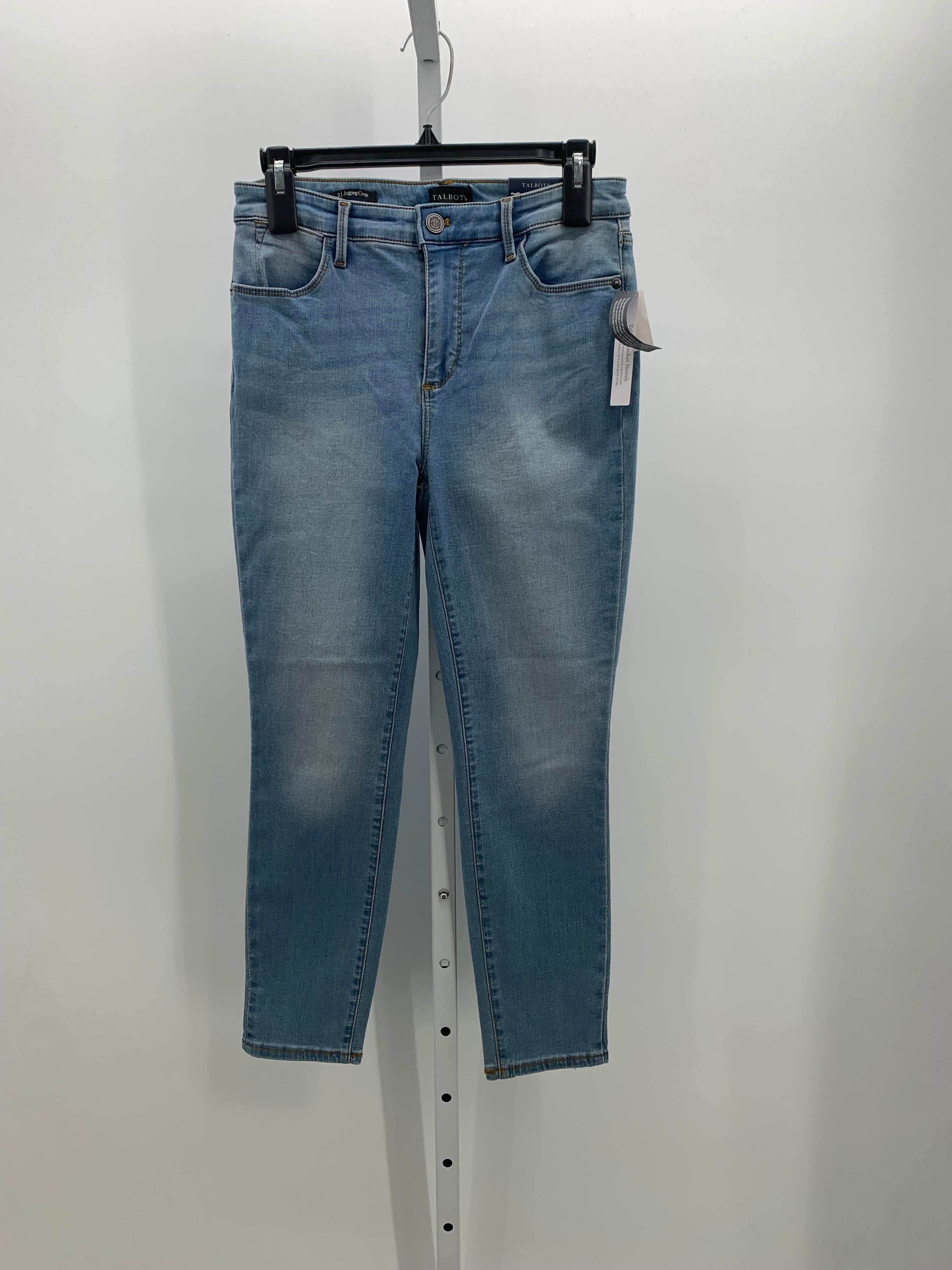 Talbots Size 2 Misses Cropped Jeans