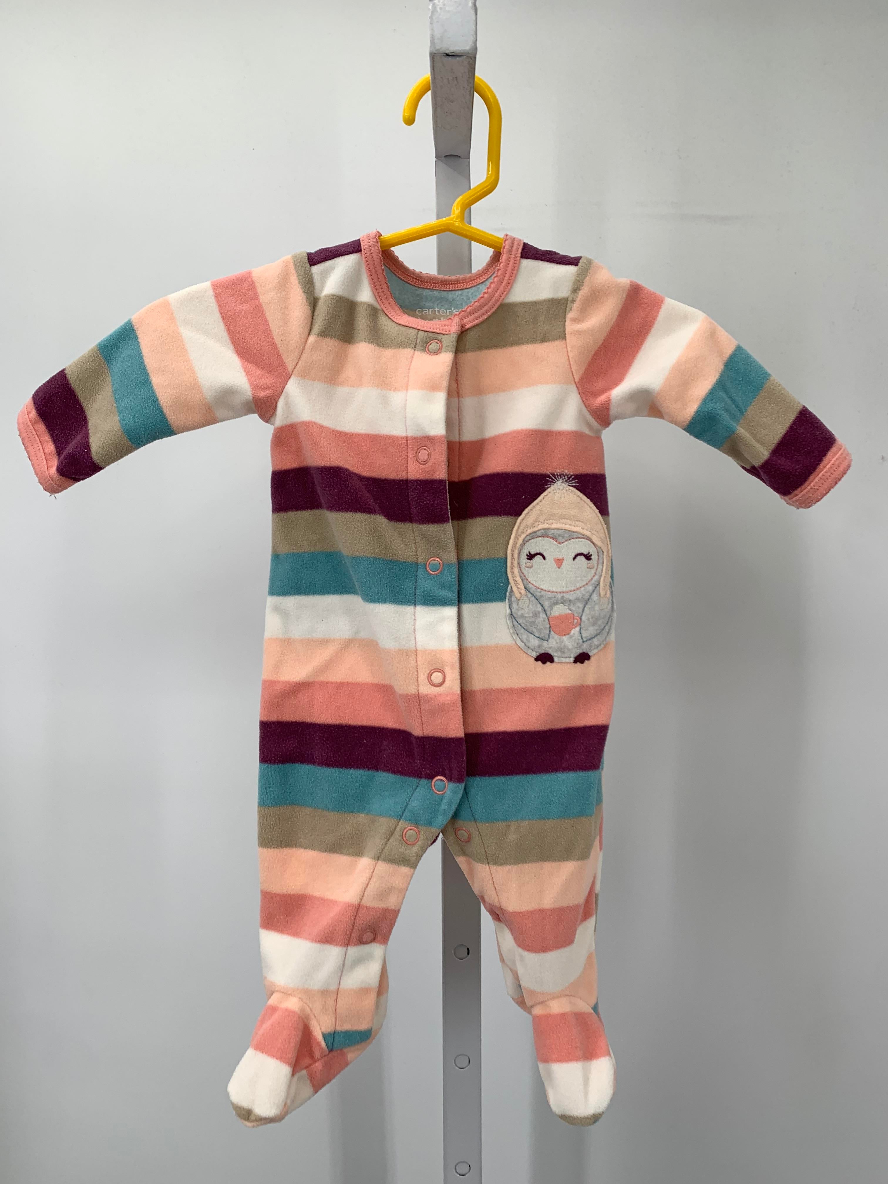 Carters Size Newborn Girls Long Slv. Romper