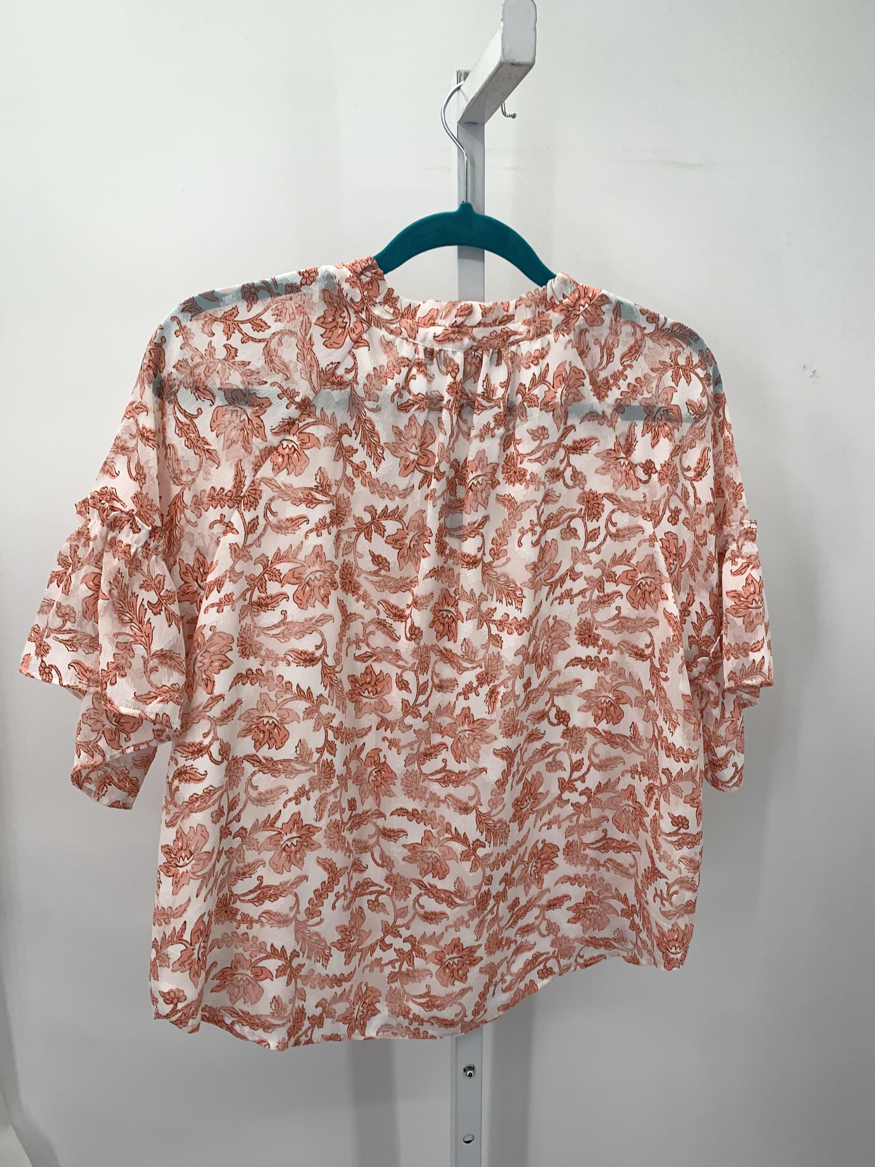 Loft Size Medium Petite Petite Short Sleeve Shirt