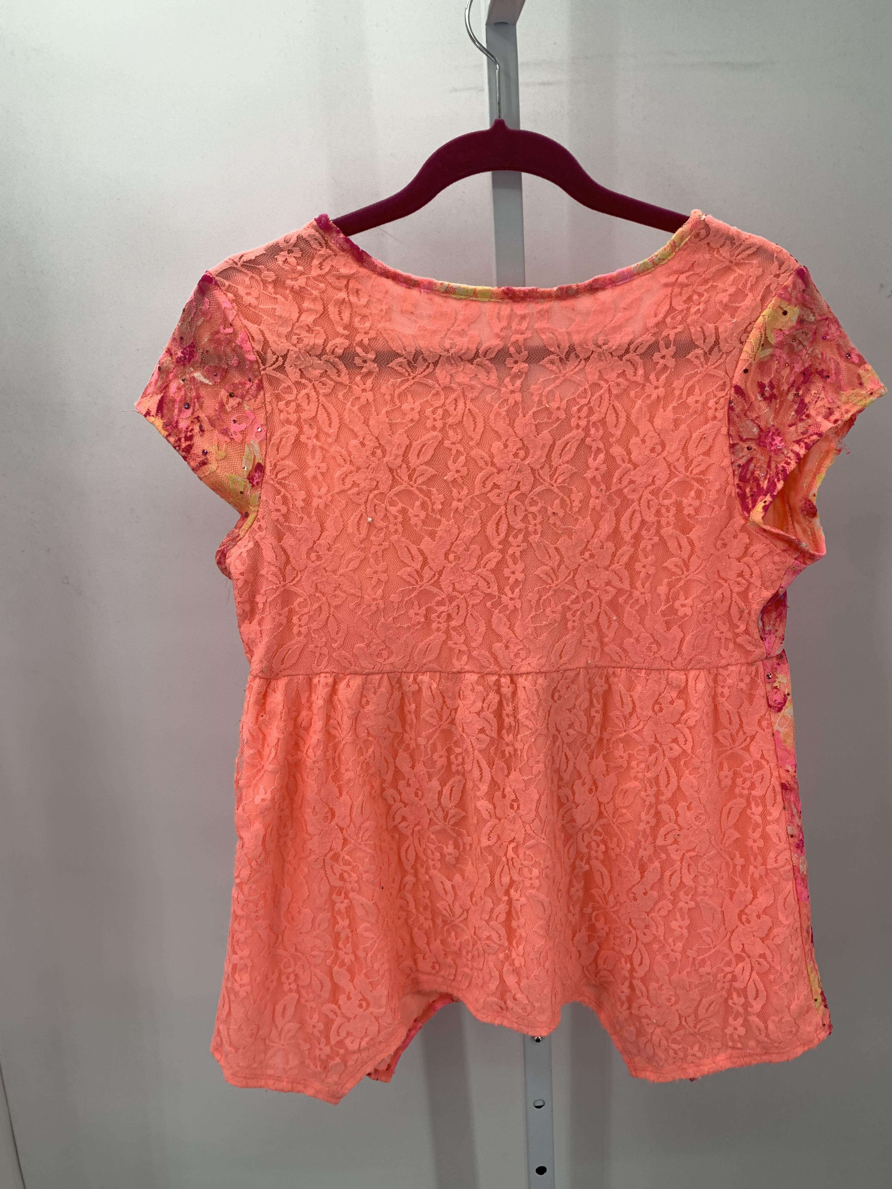 Justice Size 20 Girls Short Sleeve Shirt