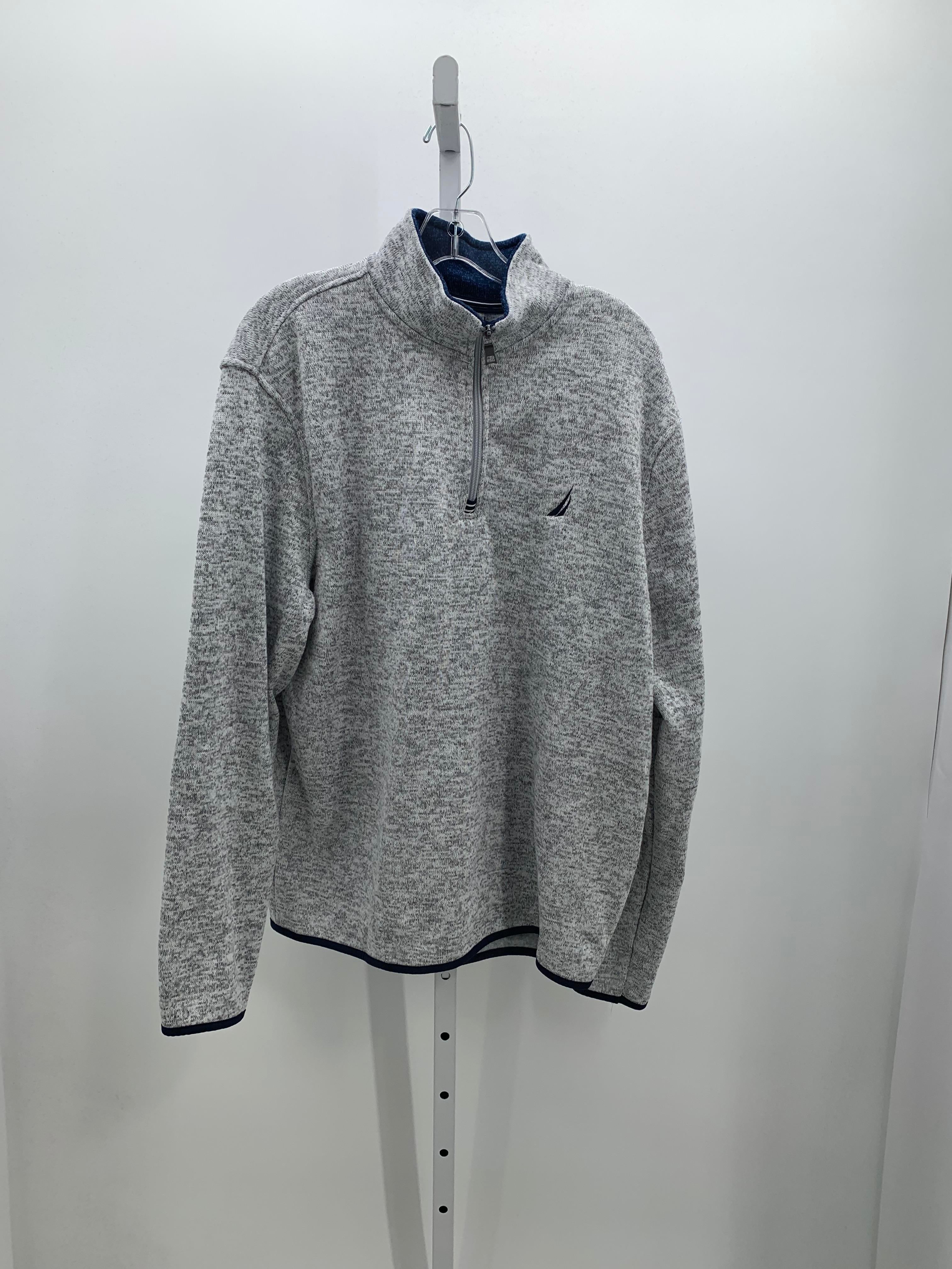 BLUE PARTIAL ZIP