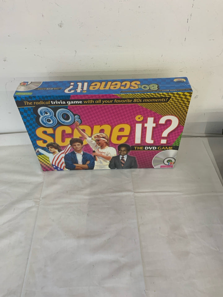 NIB 80'S SCENE IT TRIVIA GAME.