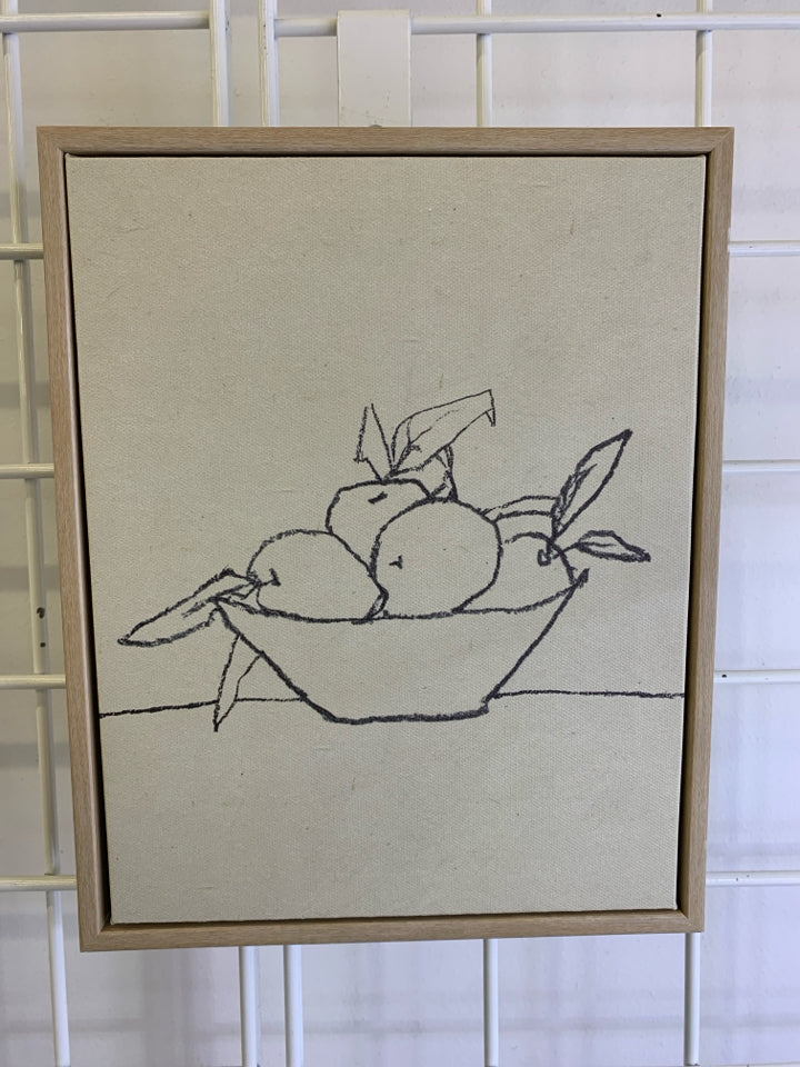 CANVAS FRUIT WALL HANGING.