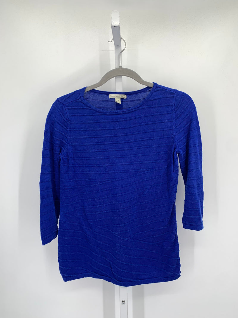 Dana Buchman Size Small Misses 3/4 Sleeve Sweater