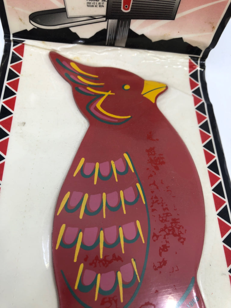 NIP RED CARDINAL MAILBOX FLAG.