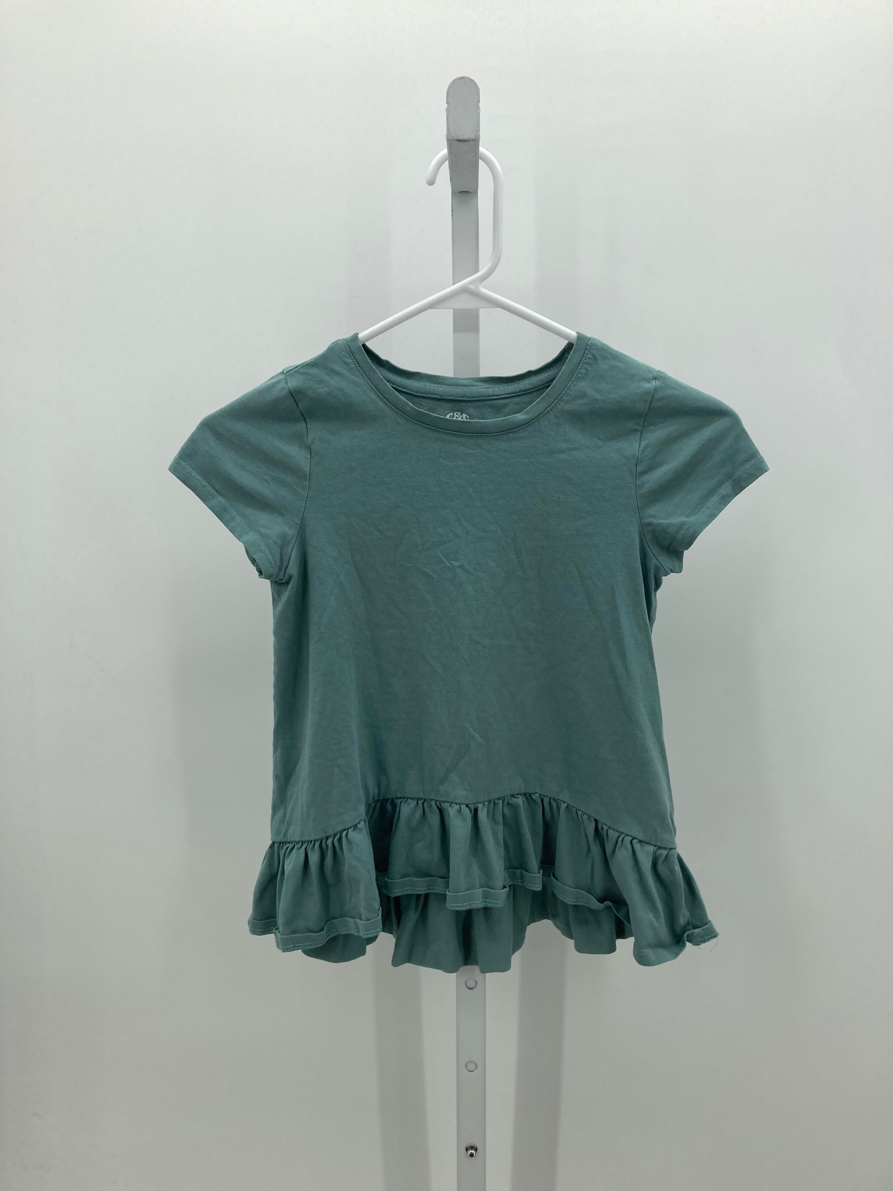 Size 7-8 Girls Short Sleeve Shirt